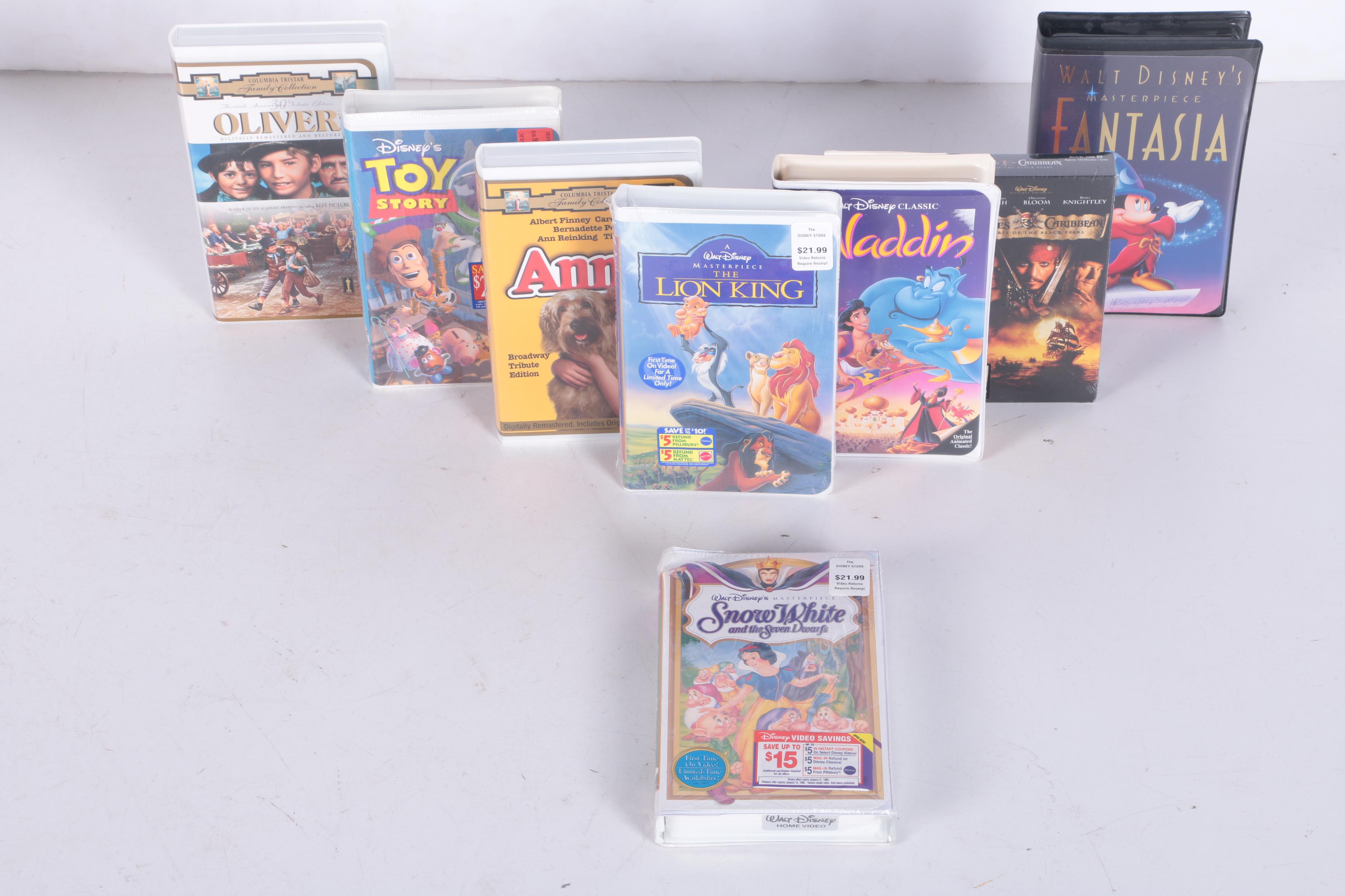 Disney and Musical Classics on VHS And Assorted LPs