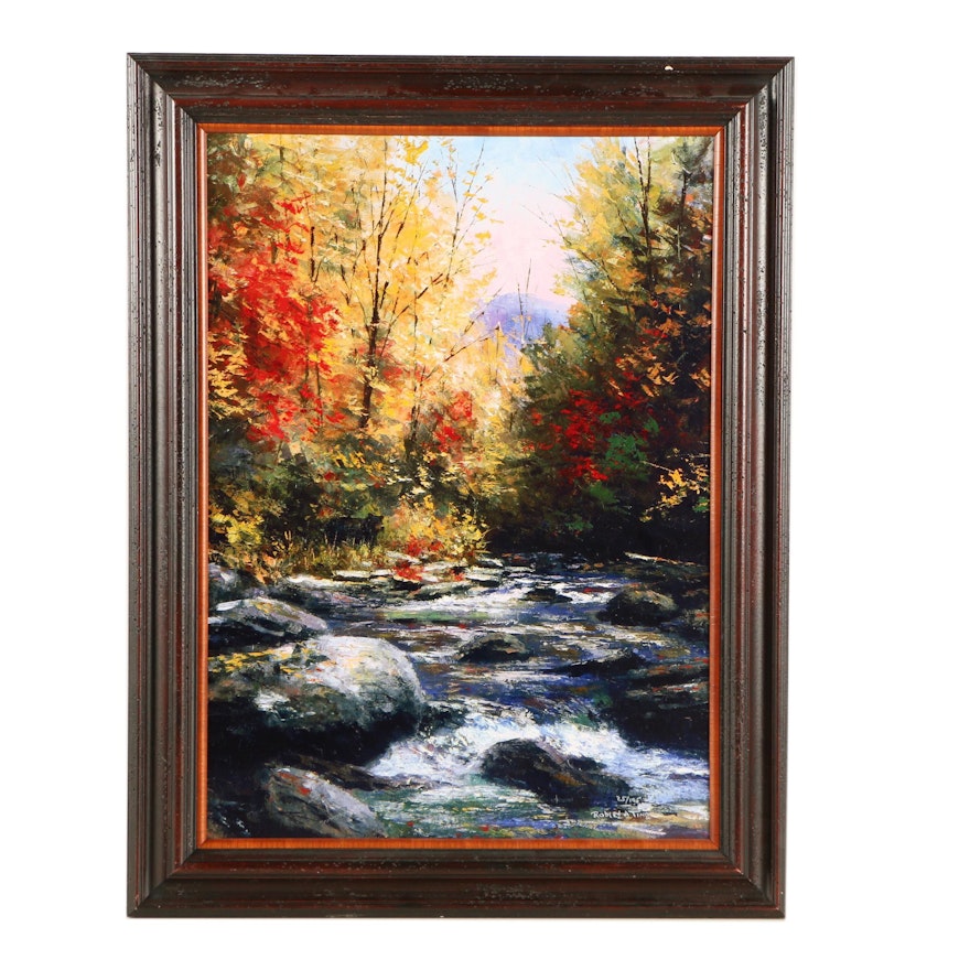 Robert A. Tino Limited Edition Giclée "Cool Waters Running"