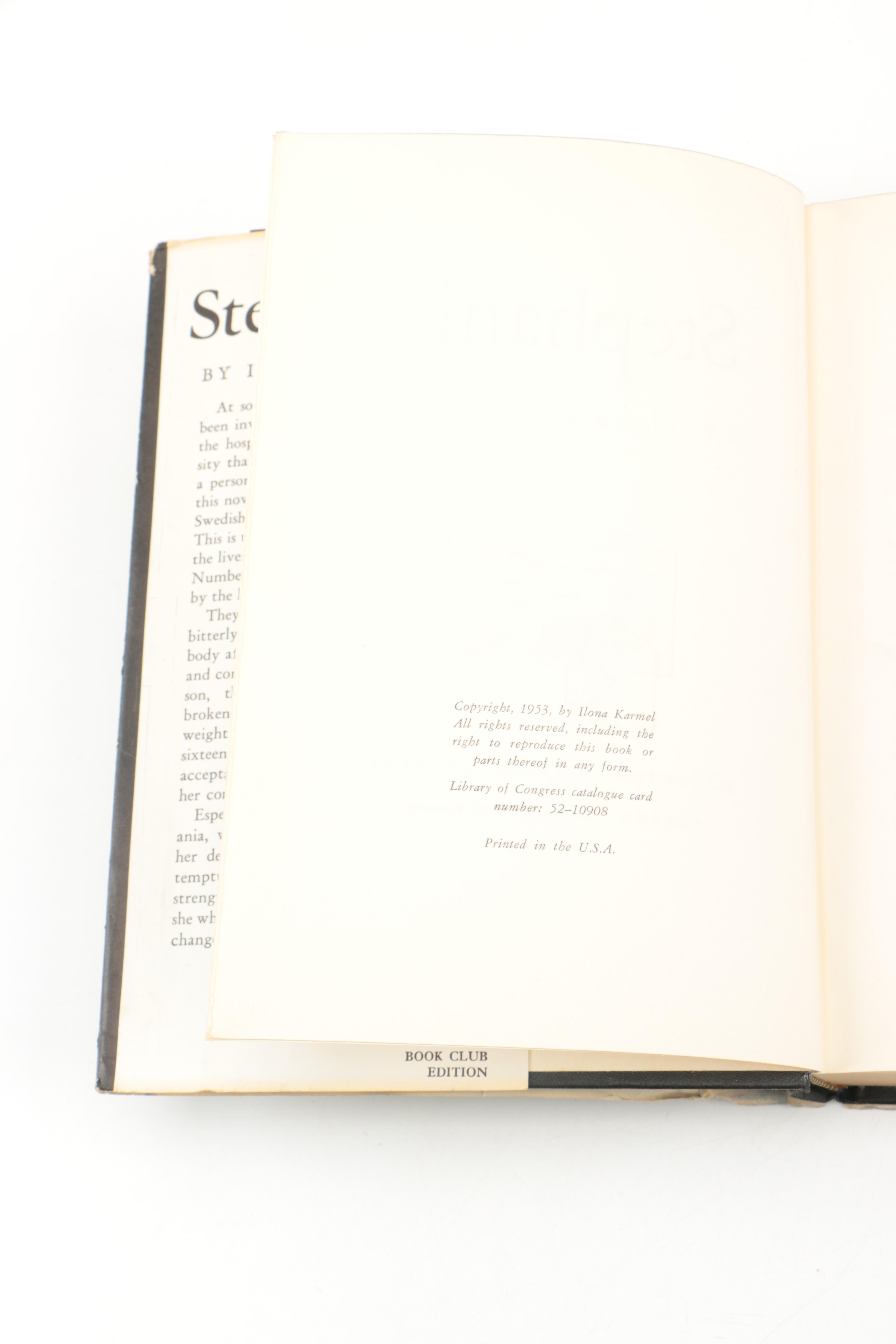 Vintage Hardcover Fiction