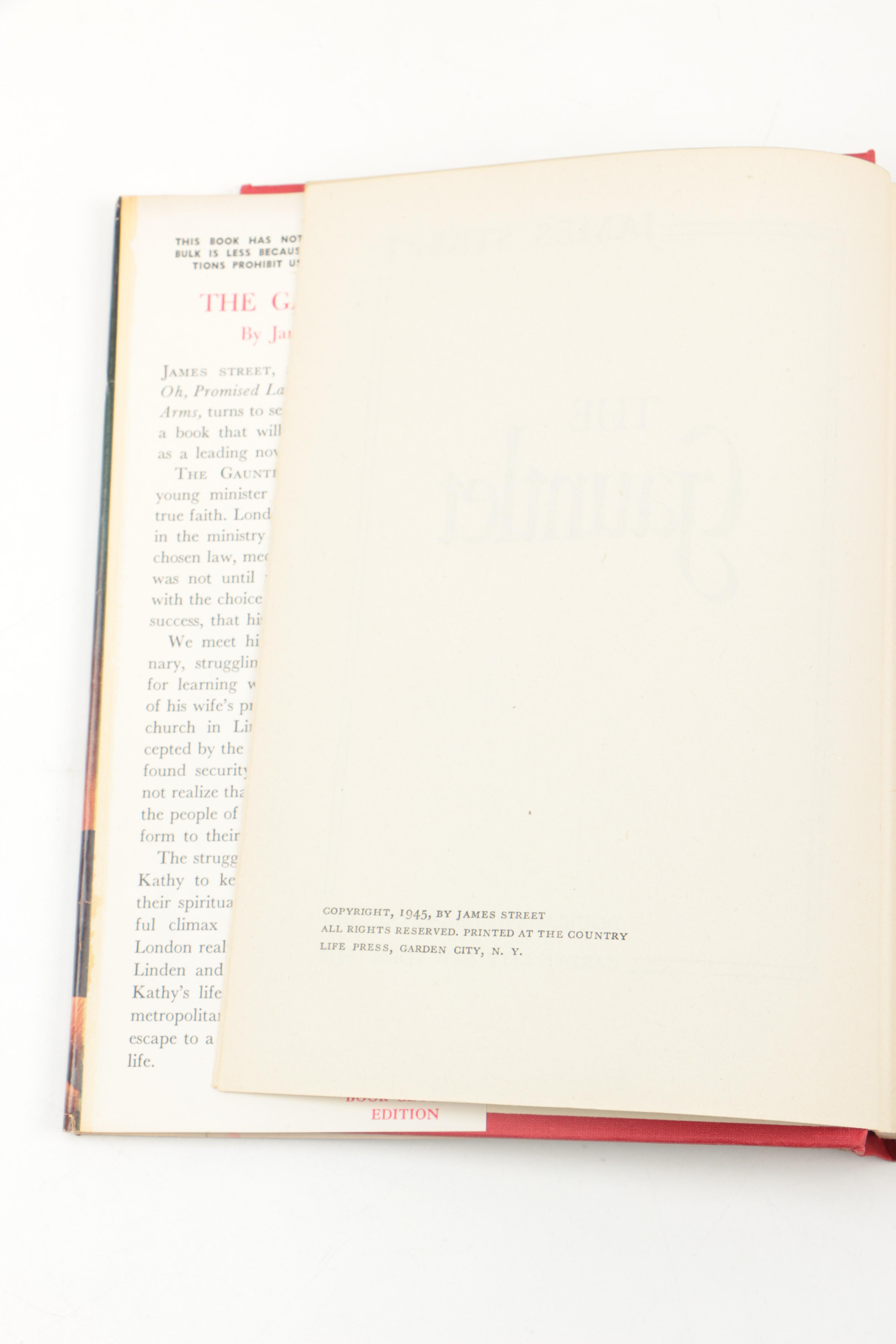 Vintage Hardcover Fiction