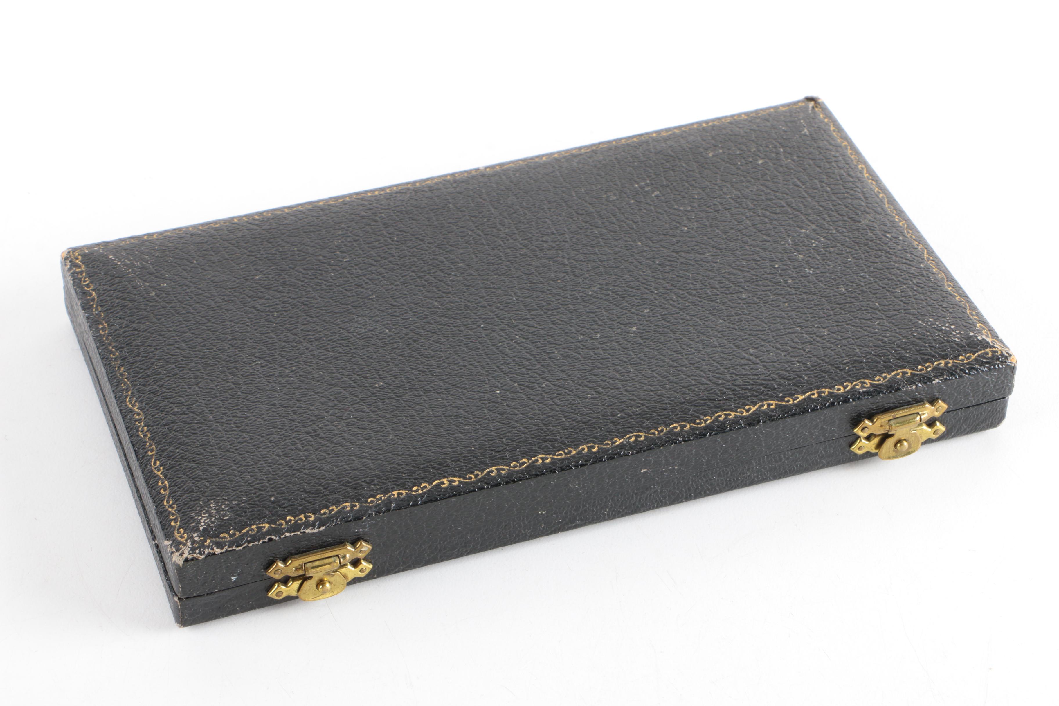 1953 William Suckling Ltd. British Sterling Silver Demitasse Spoon Set in Case