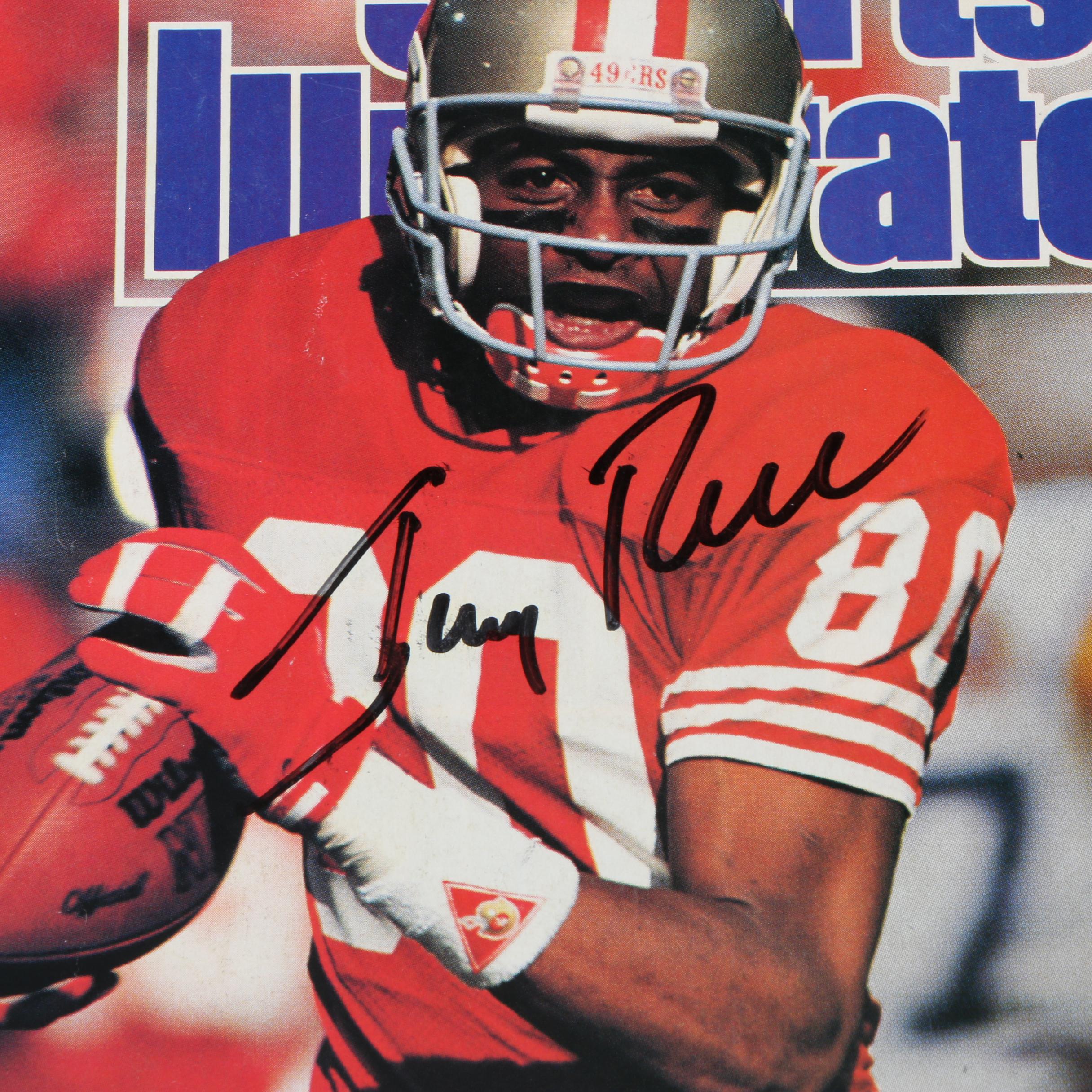 Jerry Rice Autographed January 15, 1990 "Sports Illustrated" Magazine