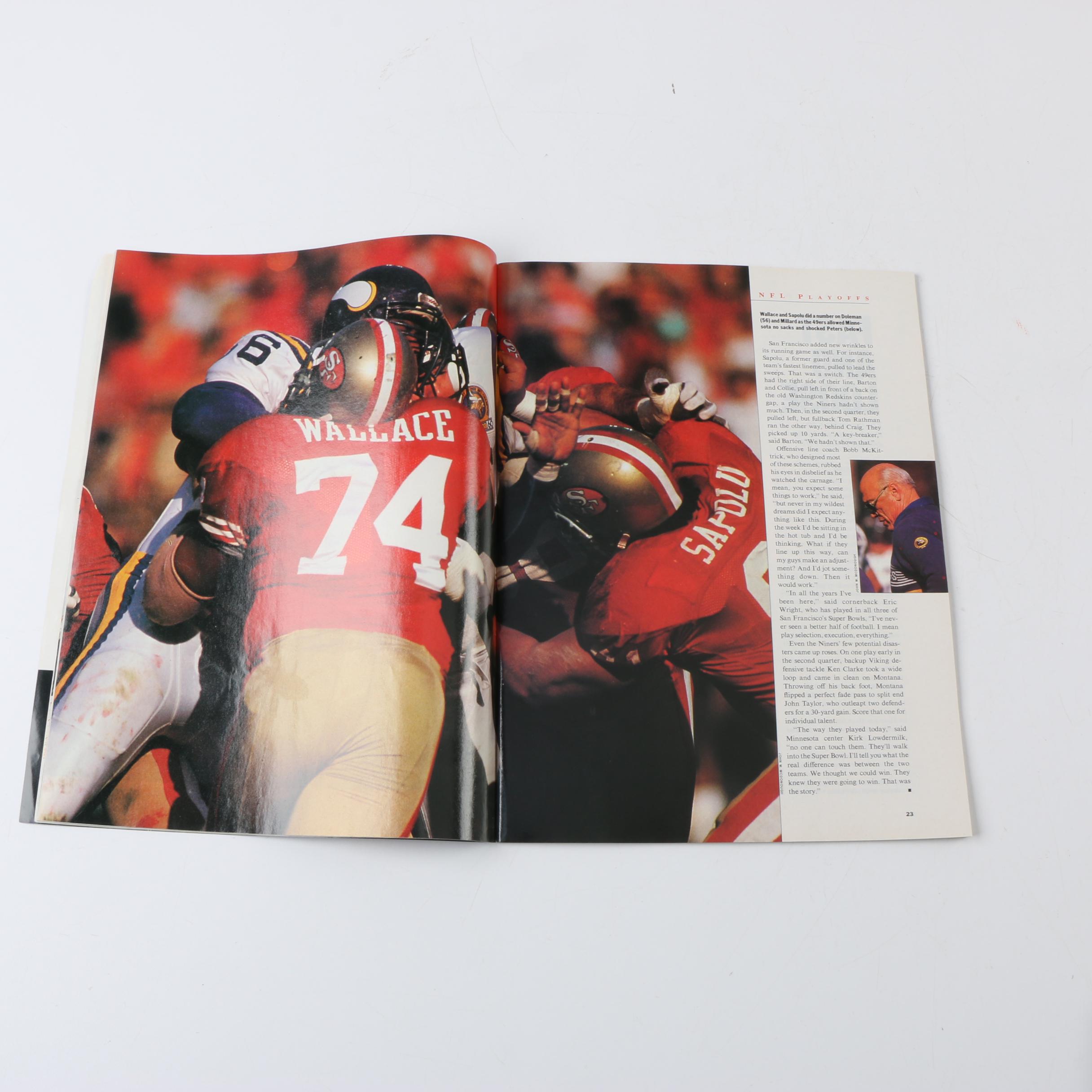 Jerry Rice Autographed January 15, 1990 "Sports Illustrated" Magazine