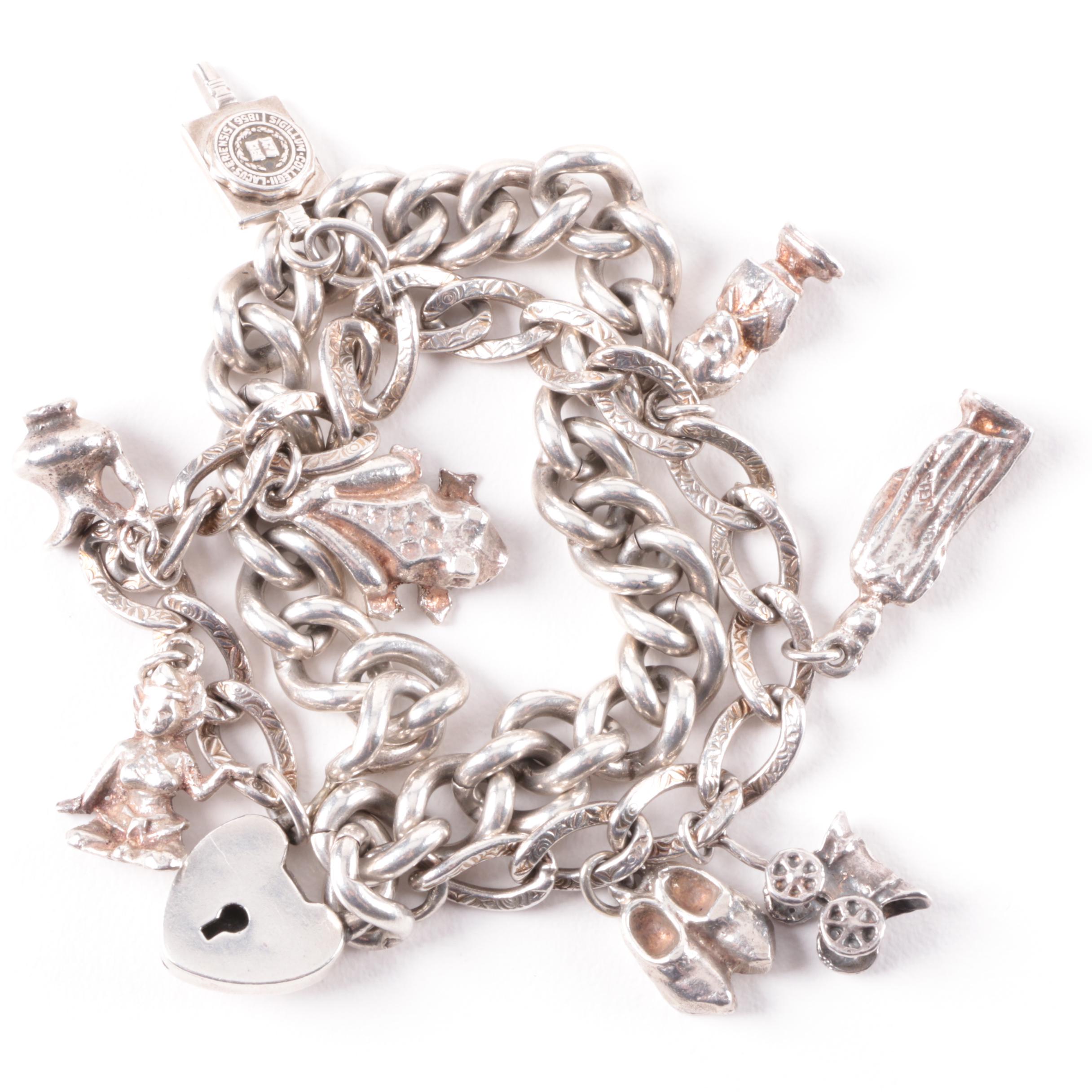 Sterling Silver Rainbow Moonstone and Imitation Lapis Lazuli Jewelry Selection