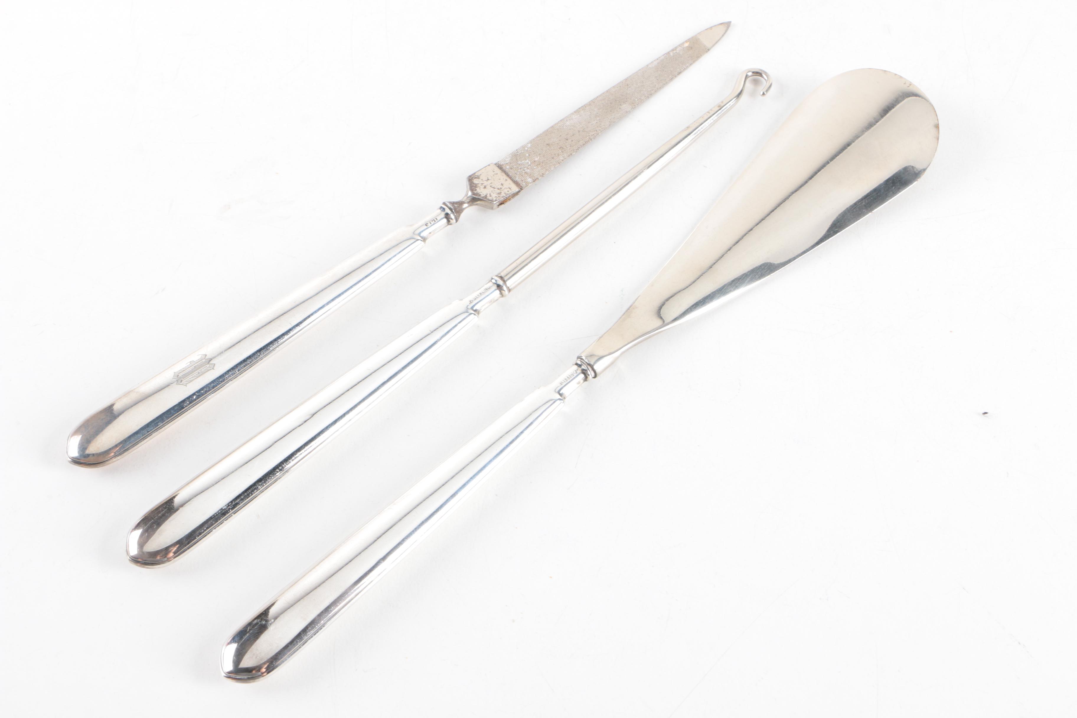 La Pierre Sterling Silver Vanity Set