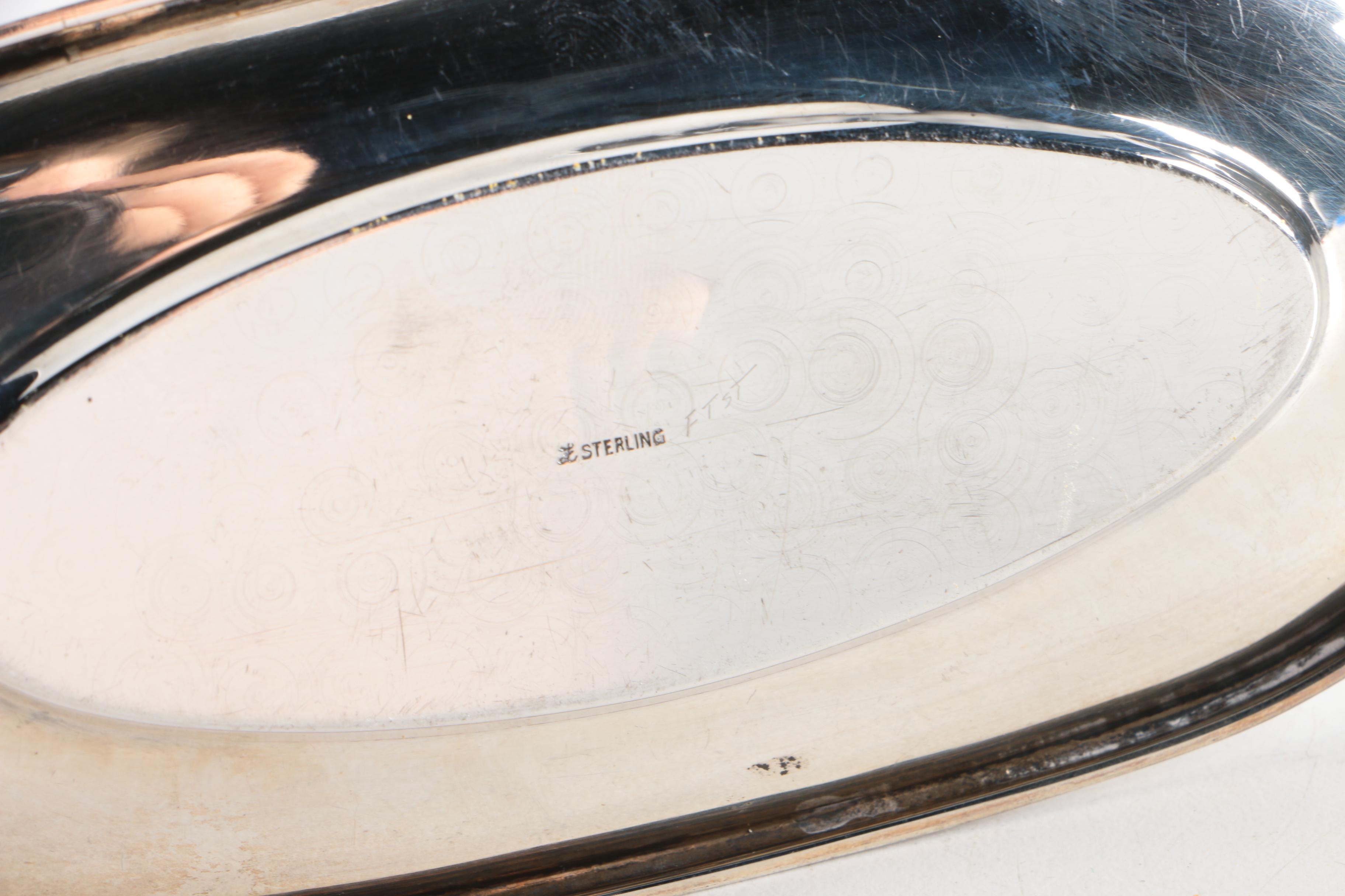 La Pierre Sterling Silver Vanity Set