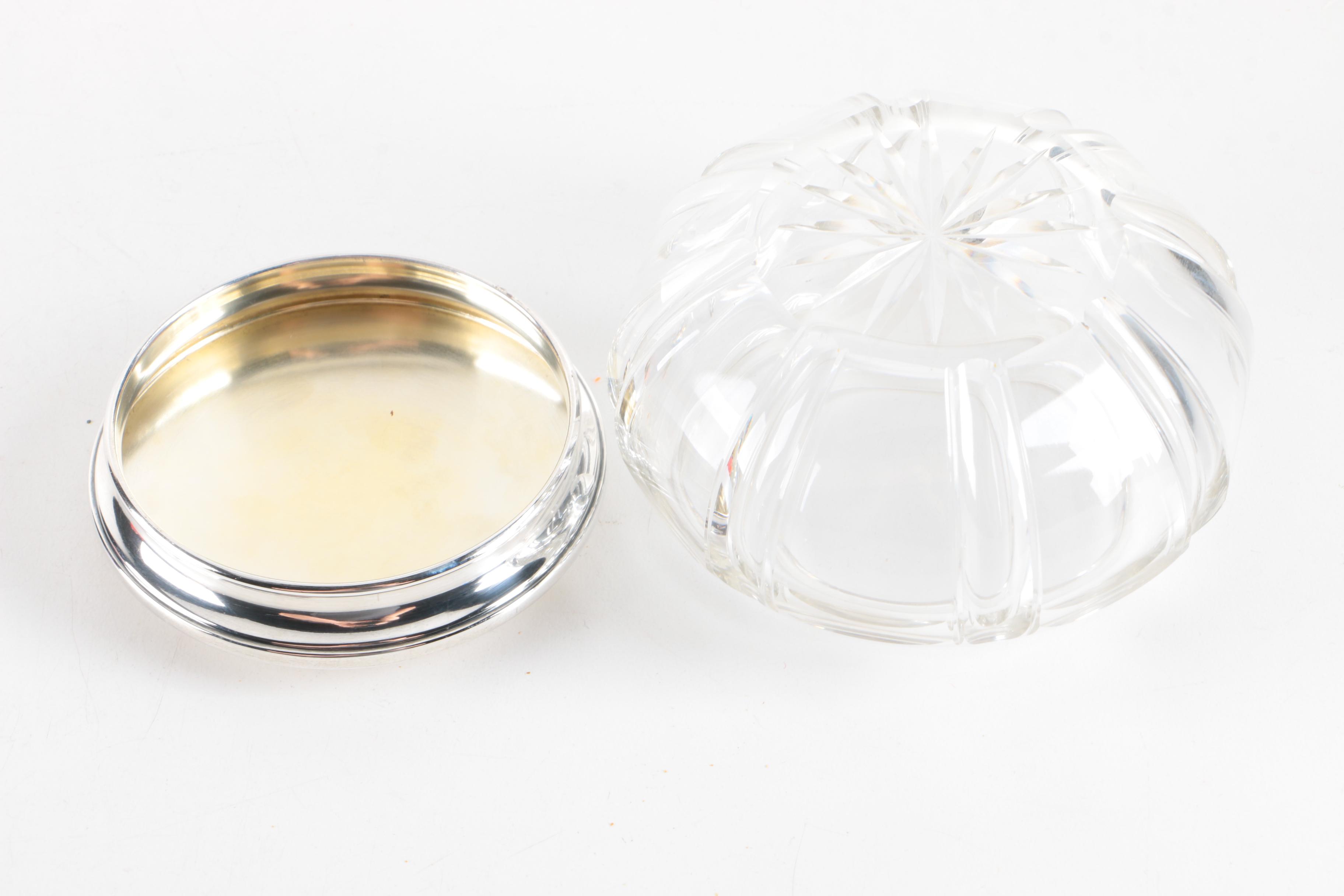 La Pierre Sterling Silver Vanity Set