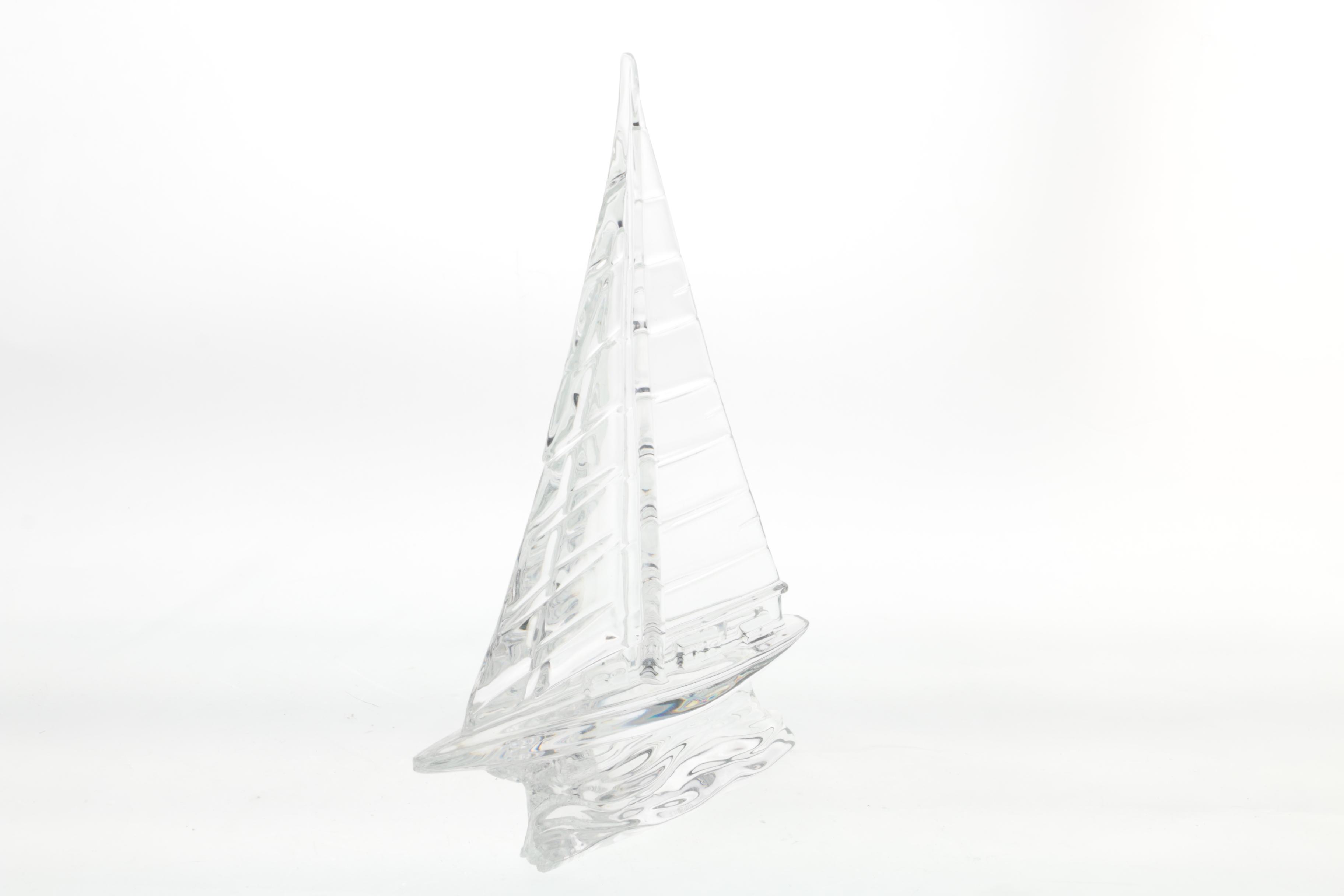 Waterford Crystal Sailboat Figurine
