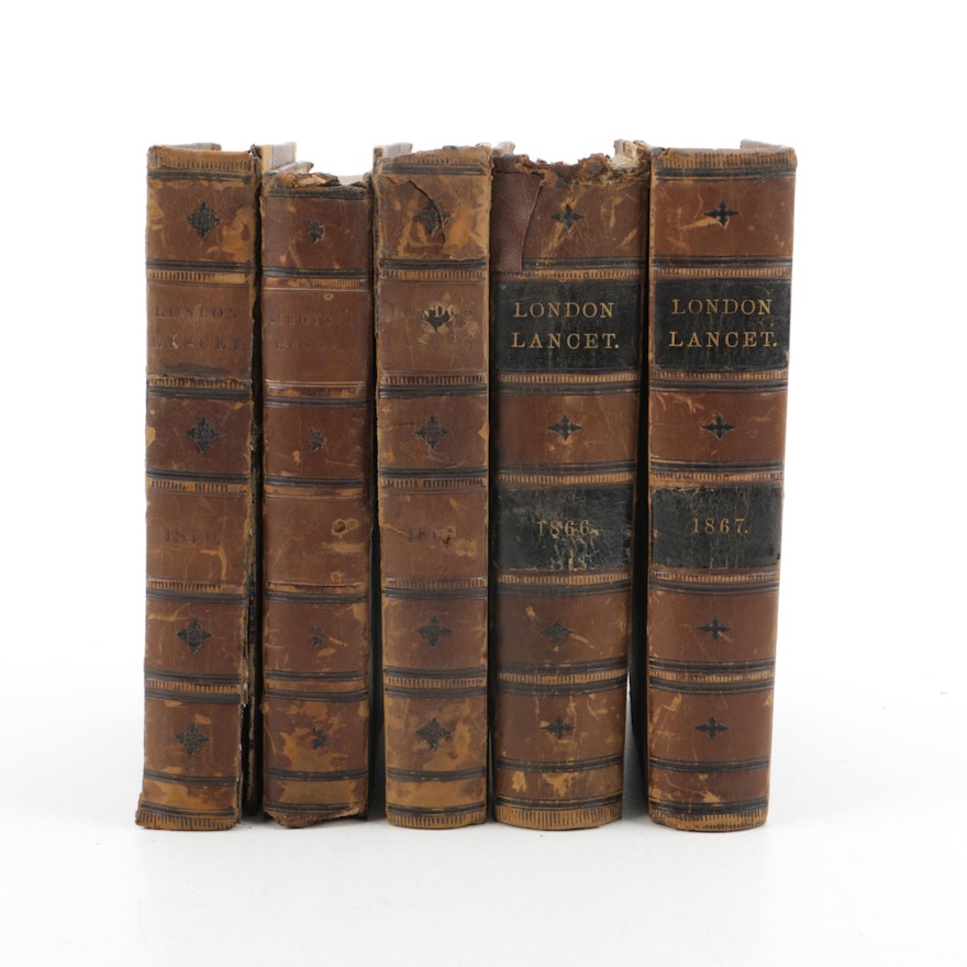 1860s Bound "The London Lancet"