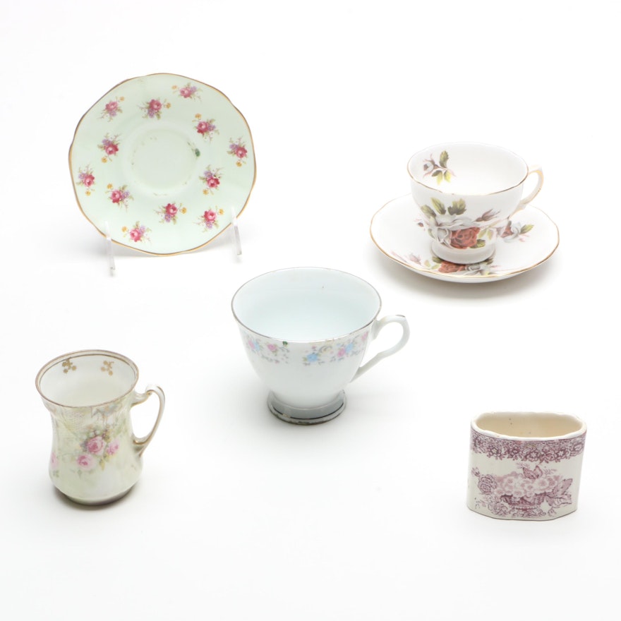 Porcelain Tableware Including R.S. Prussia