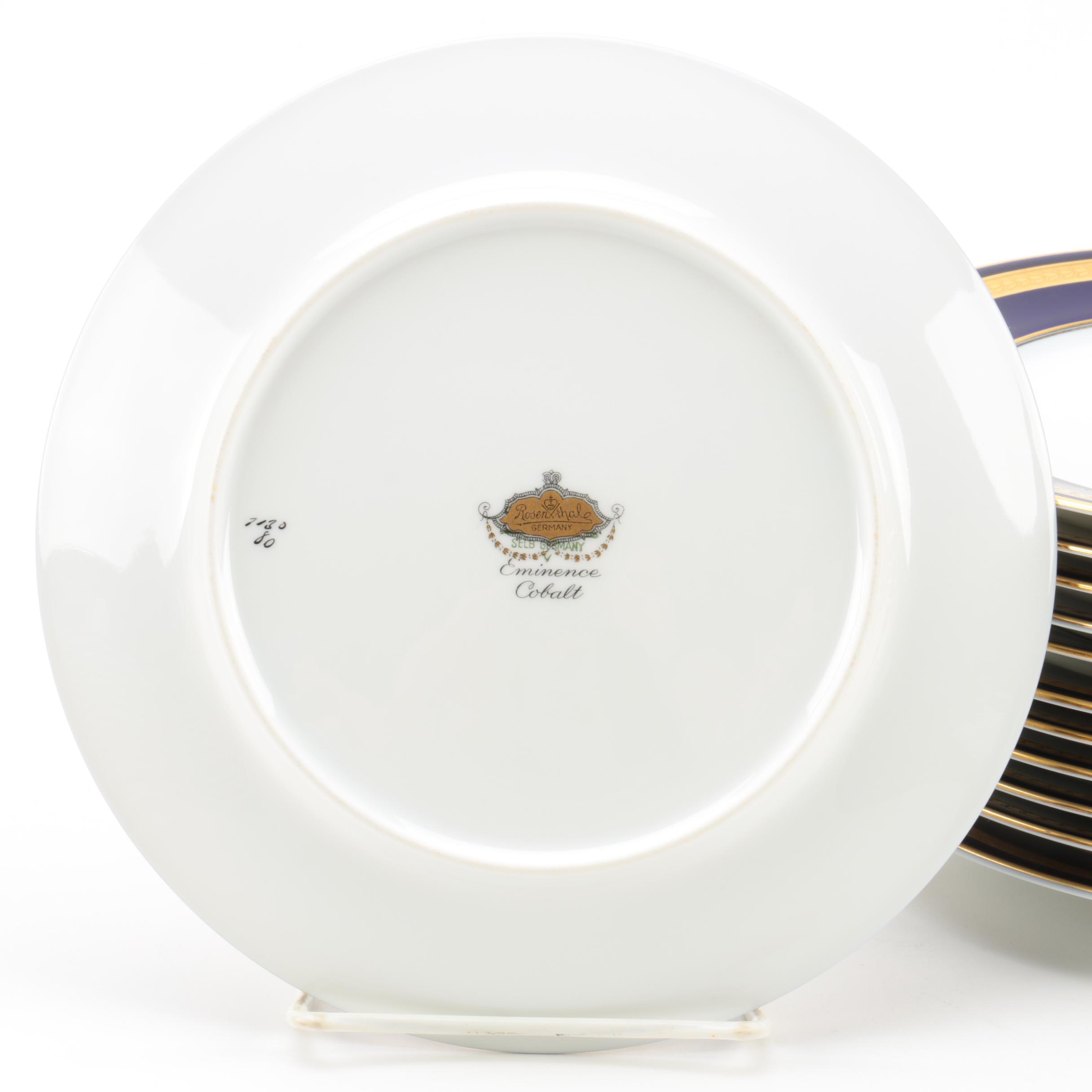 Rosenthal 'Eminence Cobalt Blue' Porcelain Tableware