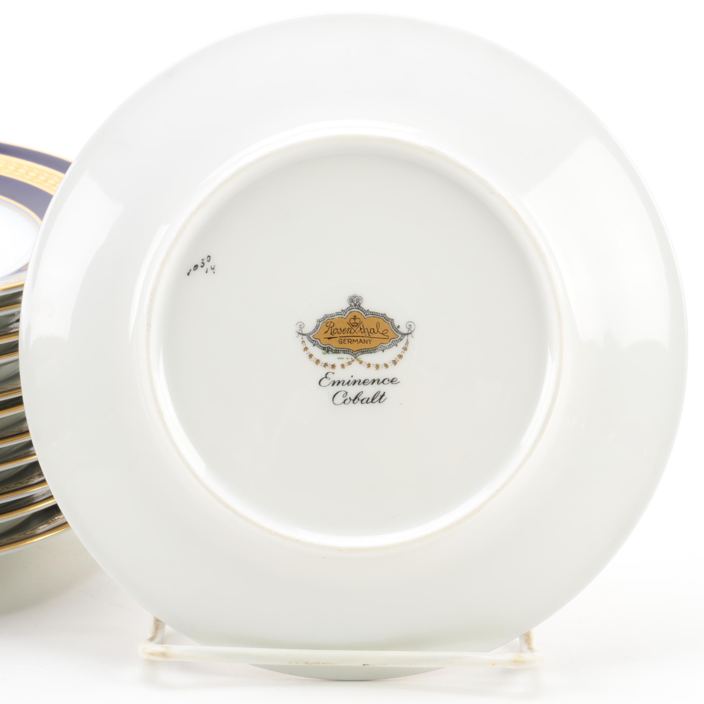 Rosenthal 'Eminence Cobalt Blue' Porcelain Tableware