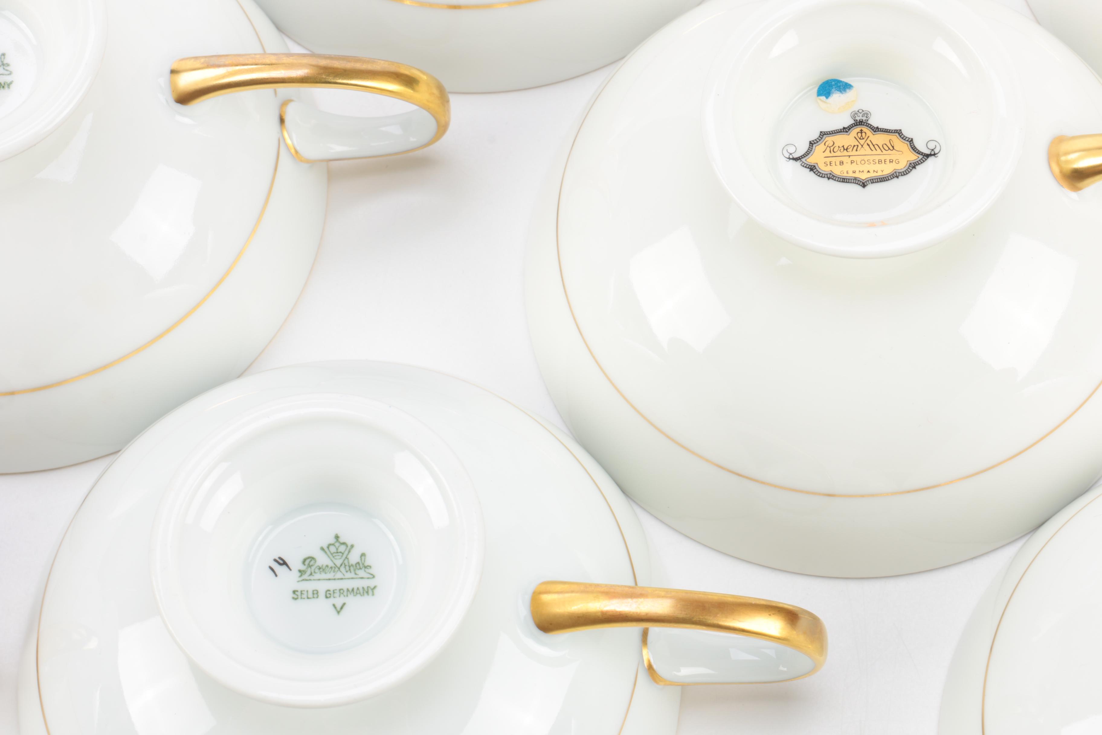 Rosenthal 'Eminence Cobalt Blue' Porcelain Tableware