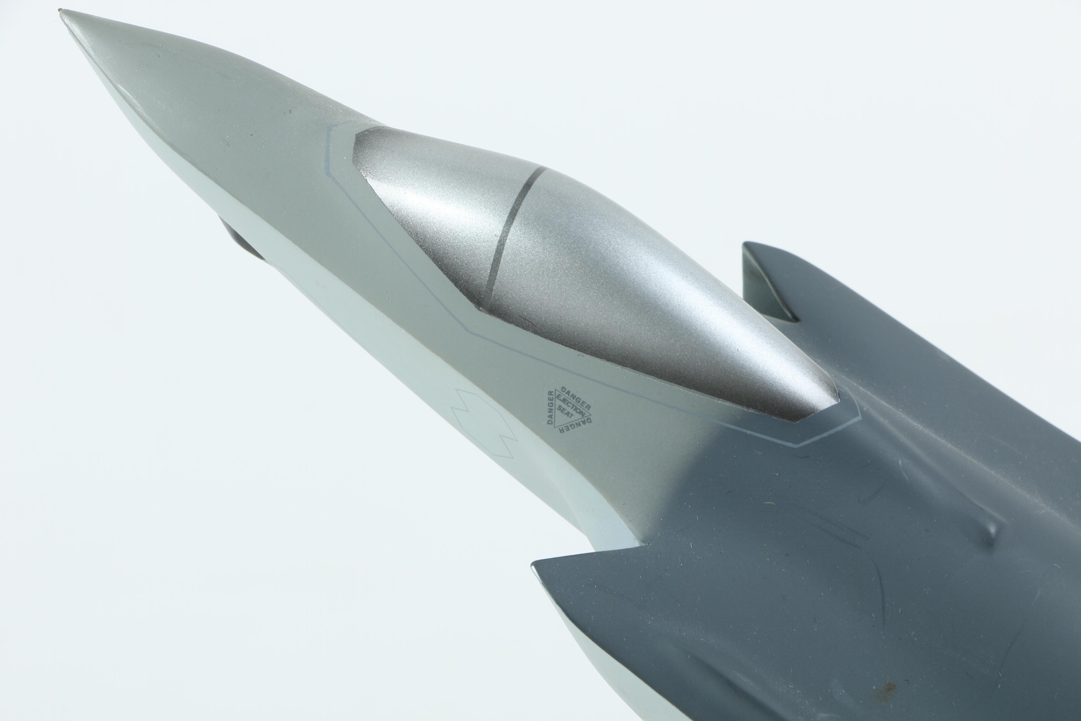 Lockheed Martin F-35A Model with Medal and Pins