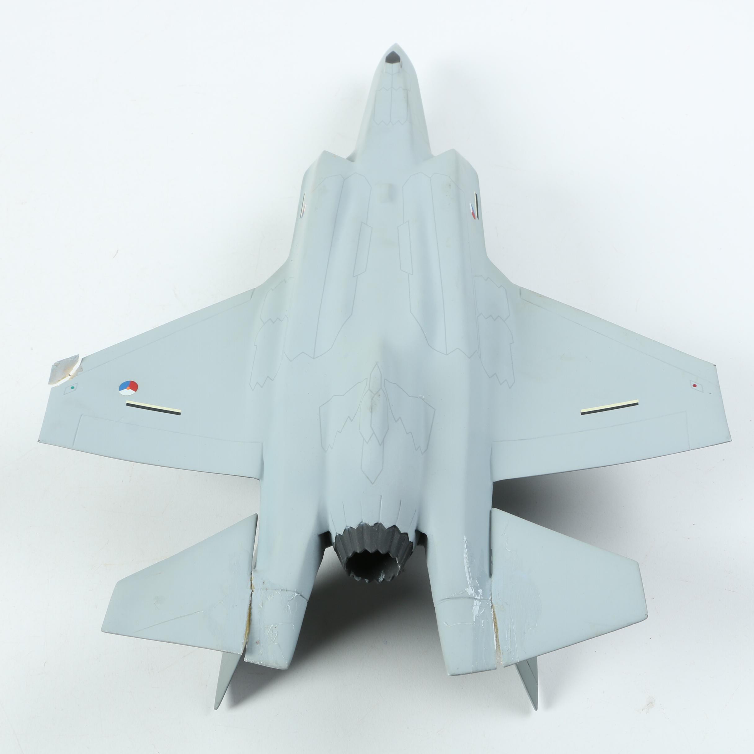 Lockheed Martin F-35A Model with Medal and Pins