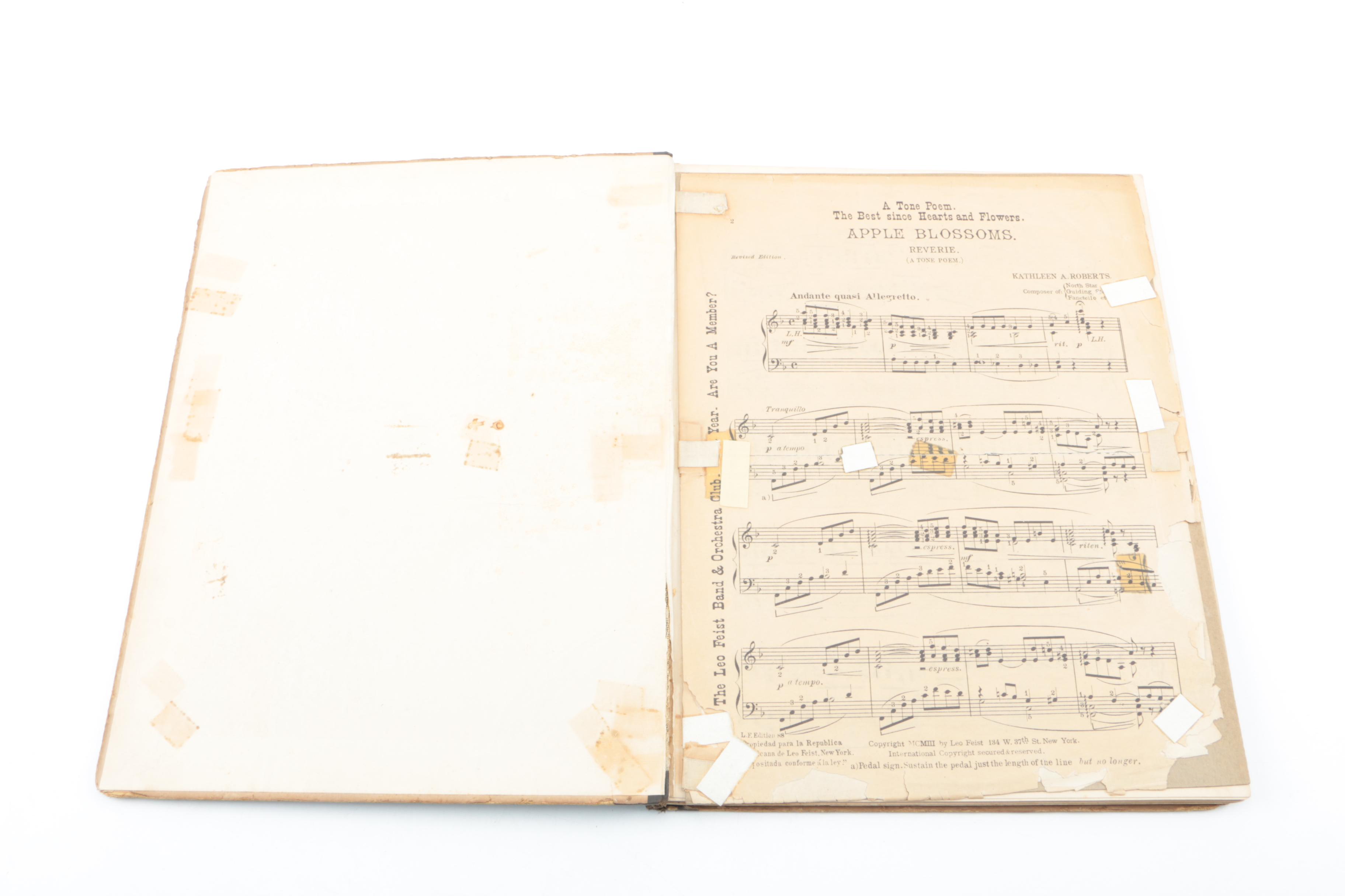 Vintage Classical Sheet Music Books, Including Mendelssohn