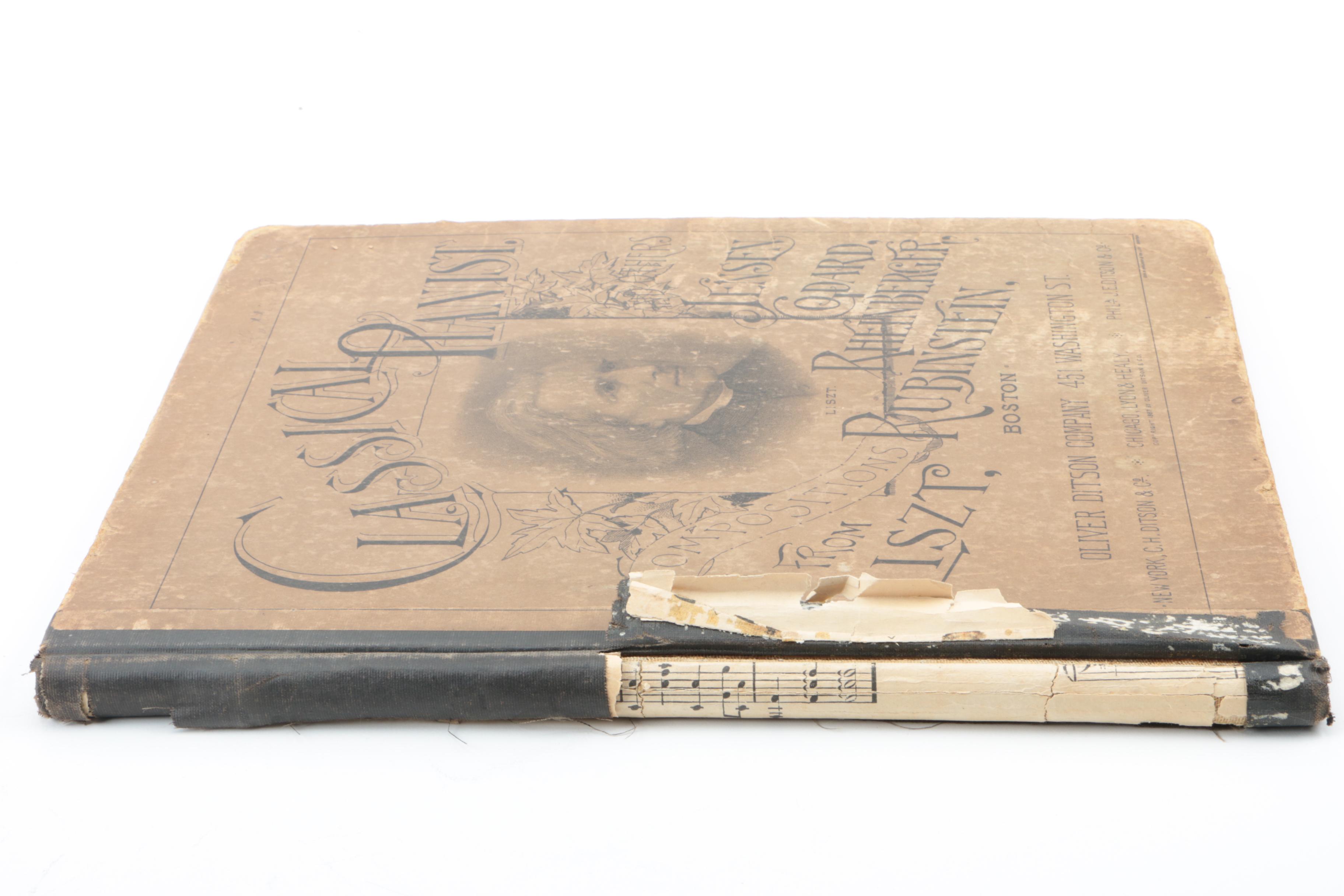 Vintage Classical Sheet Music Books, Including Mendelssohn