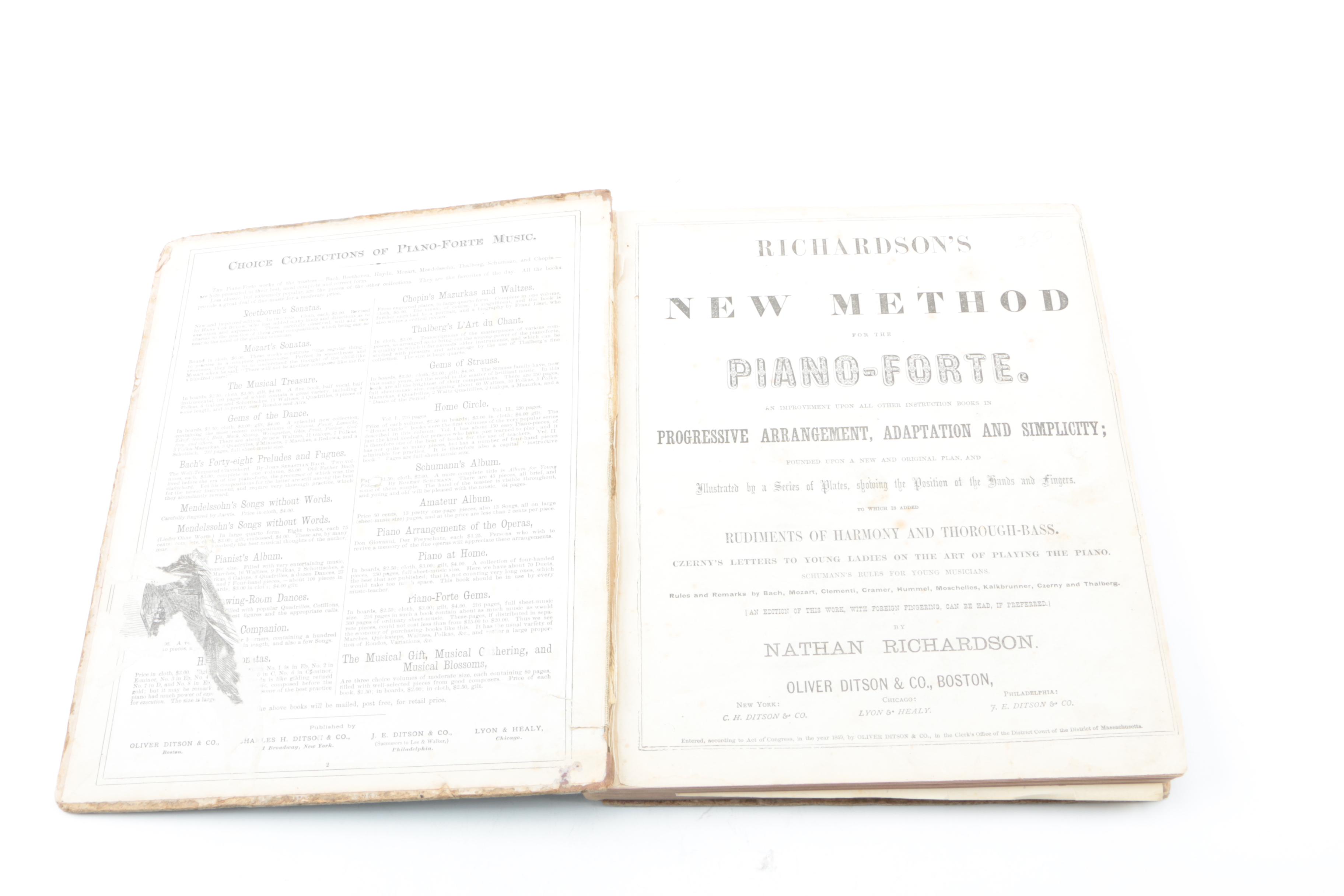 Vintage Classical Sheet Music Books, Including Mendelssohn