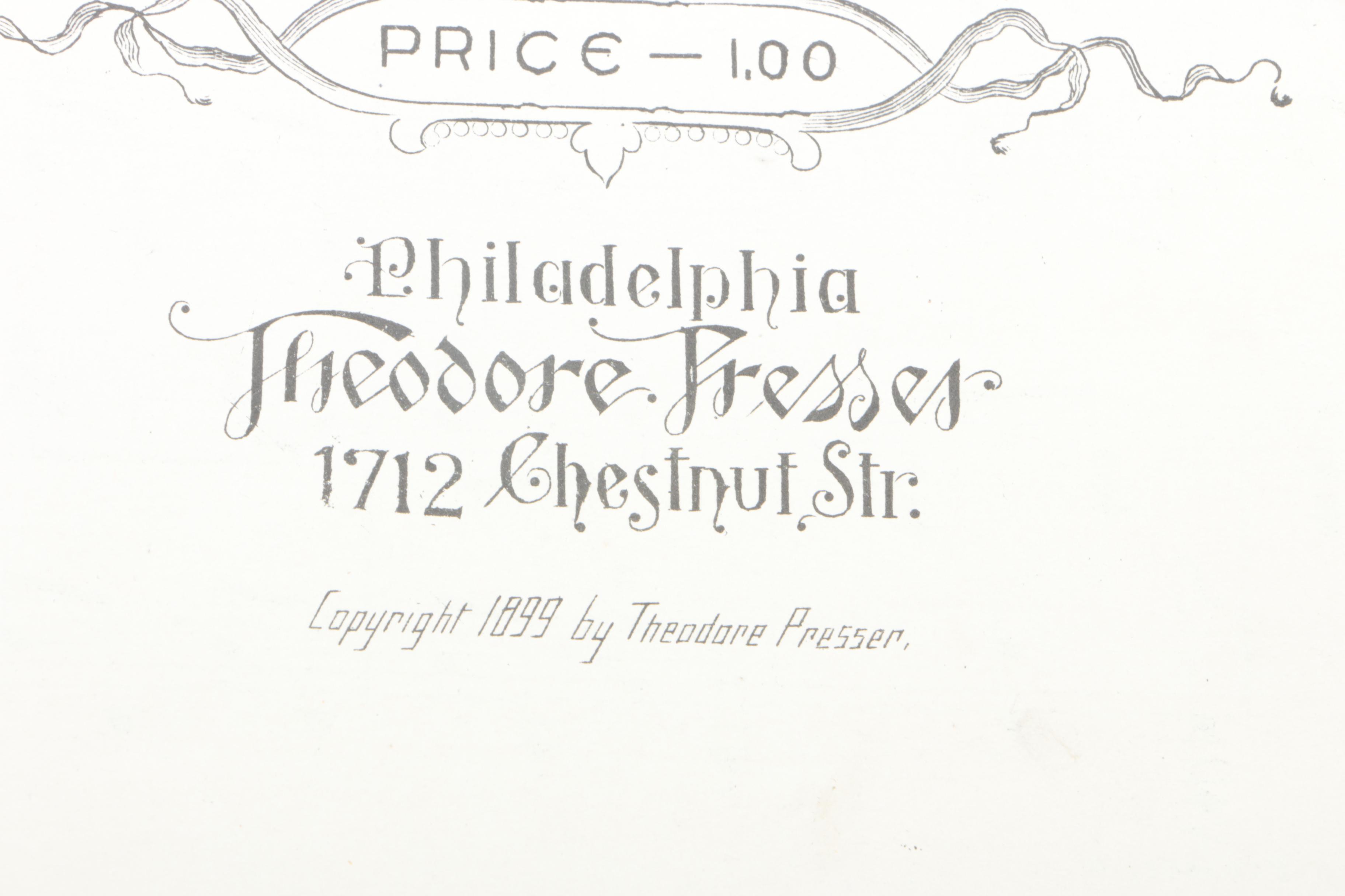 Vintage Classical Sheet Music Books, Including Mendelssohn