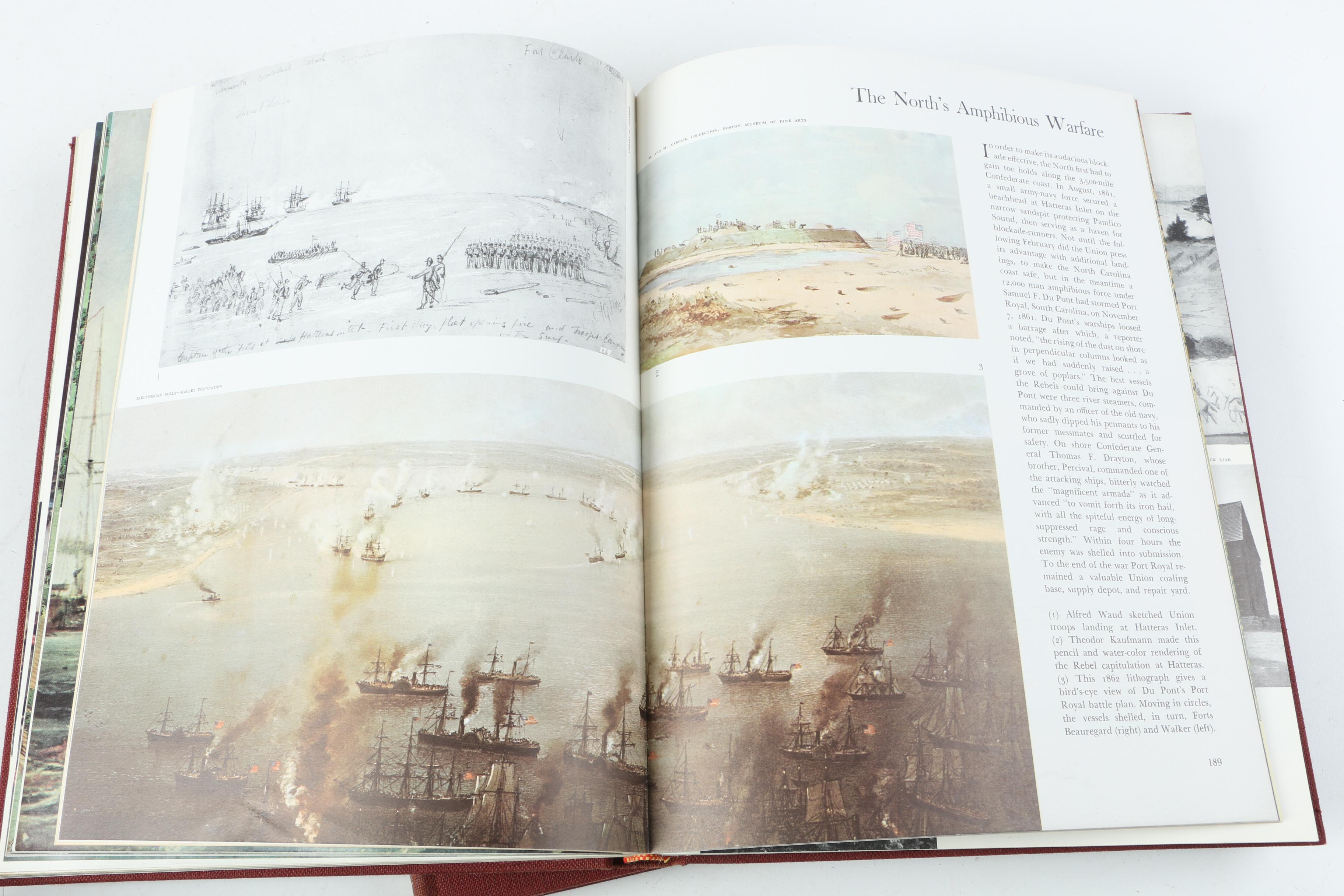 1960 "The American Heritage Picture History of The Civil War" In Two Volumes