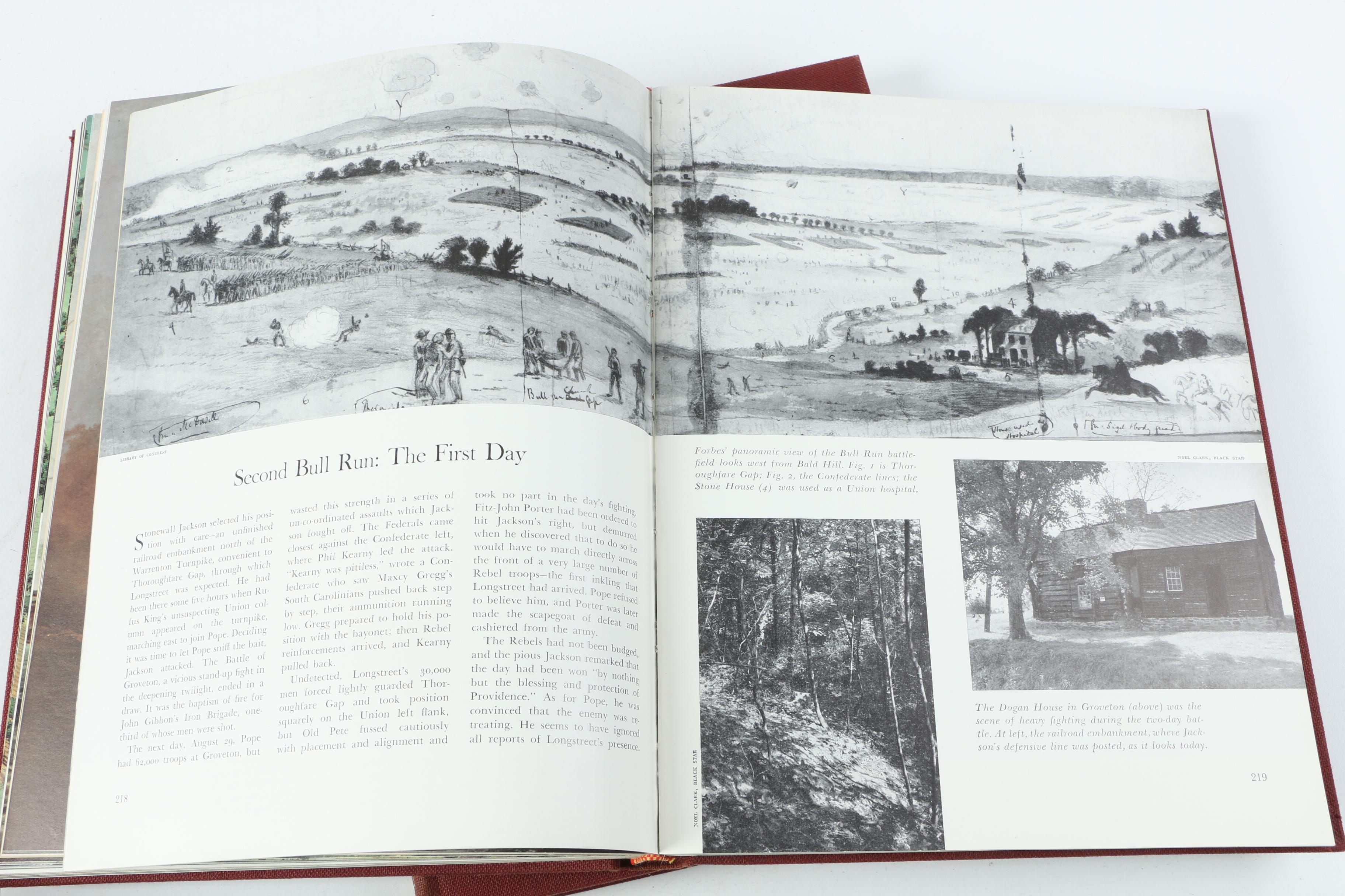 1960 "The American Heritage Picture History of The Civil War" In Two Volumes