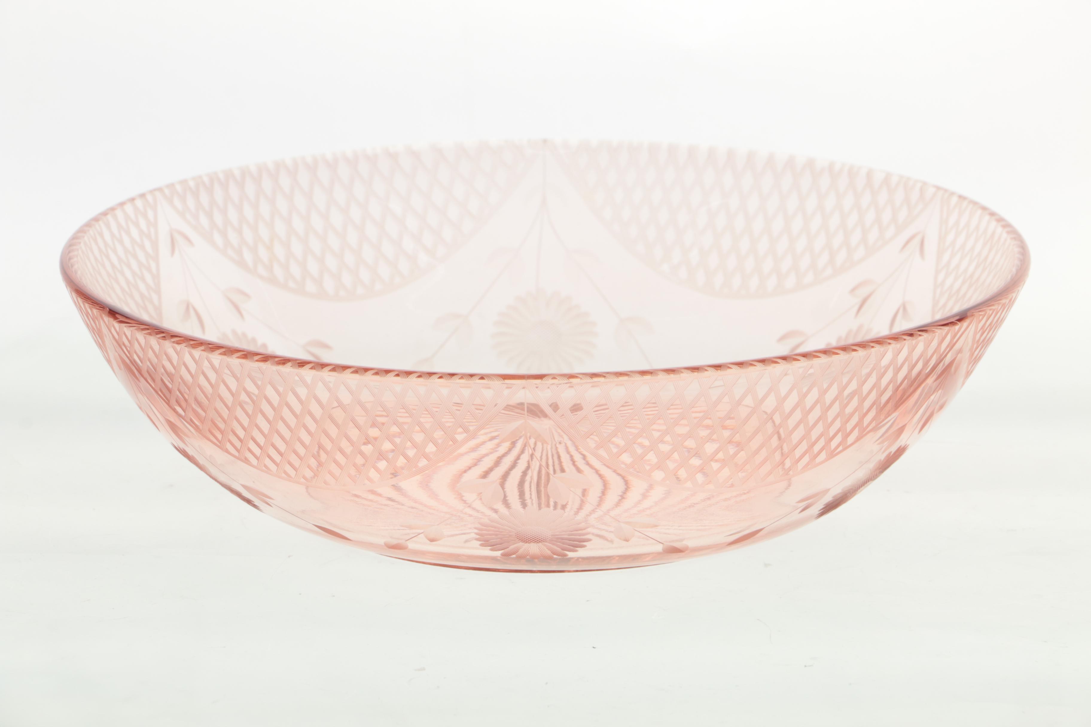Collection of Vintage Pink Depression Glass Tableware