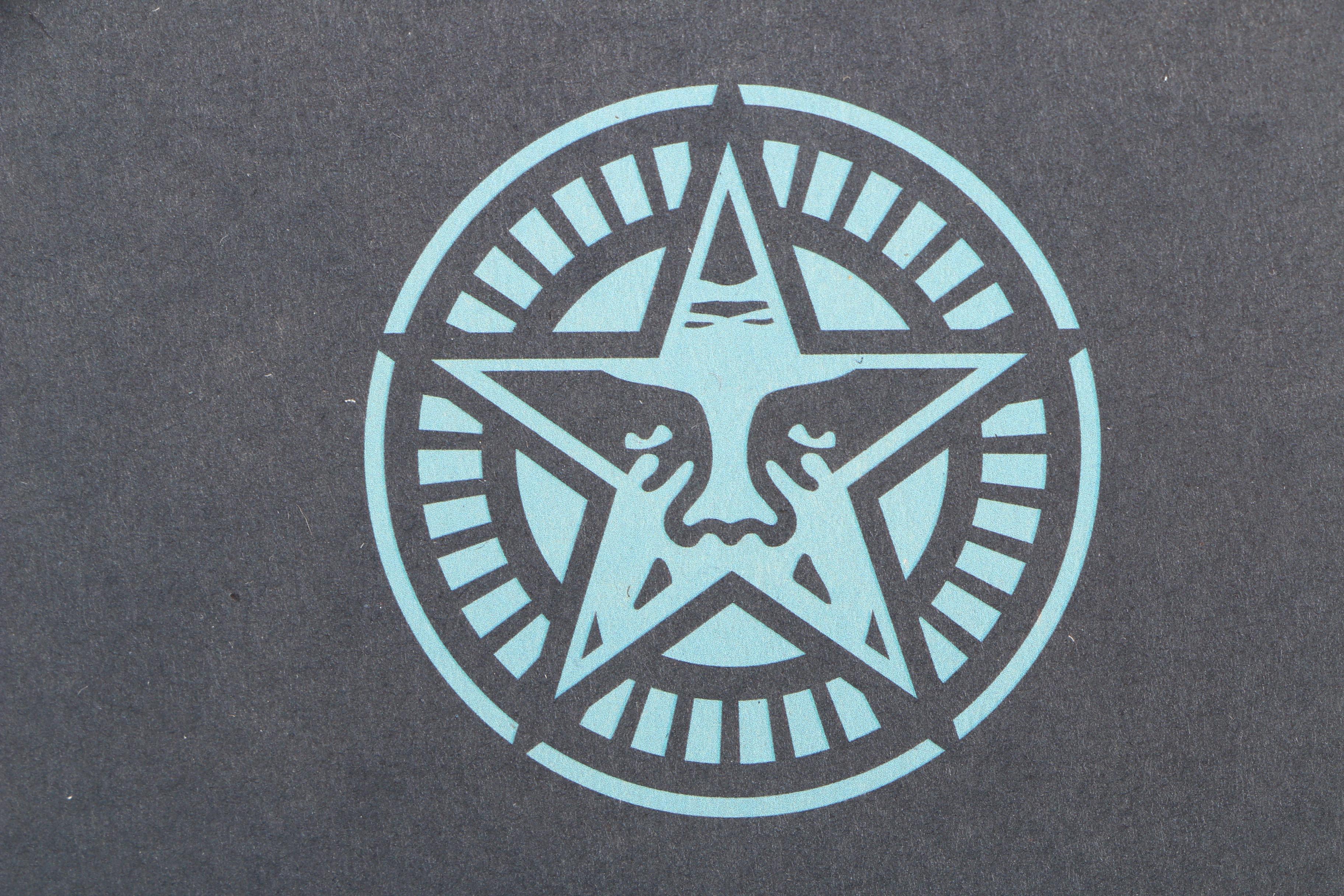 Shepard Fairey Signed Offset Print "Lifeguard Not on Duty"