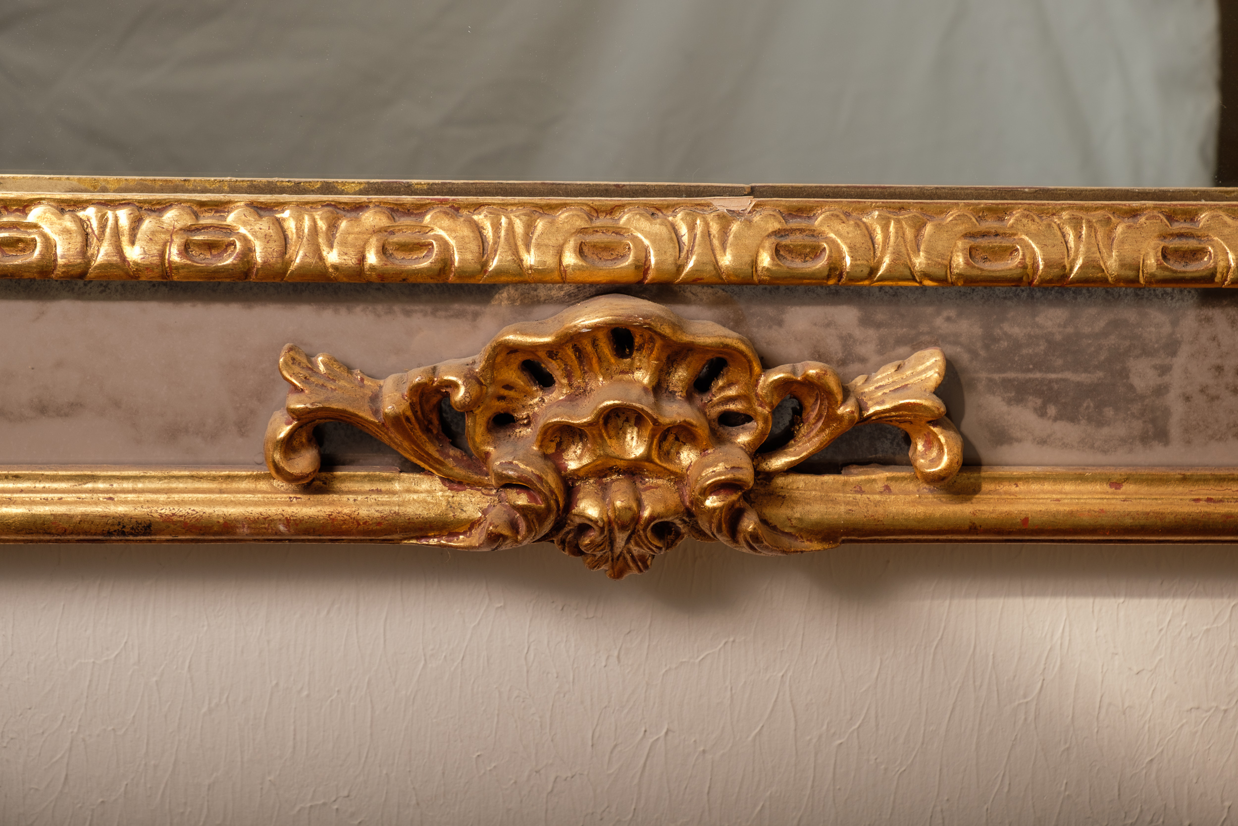 Vintage Ornate Rococo Style Wall Mirror