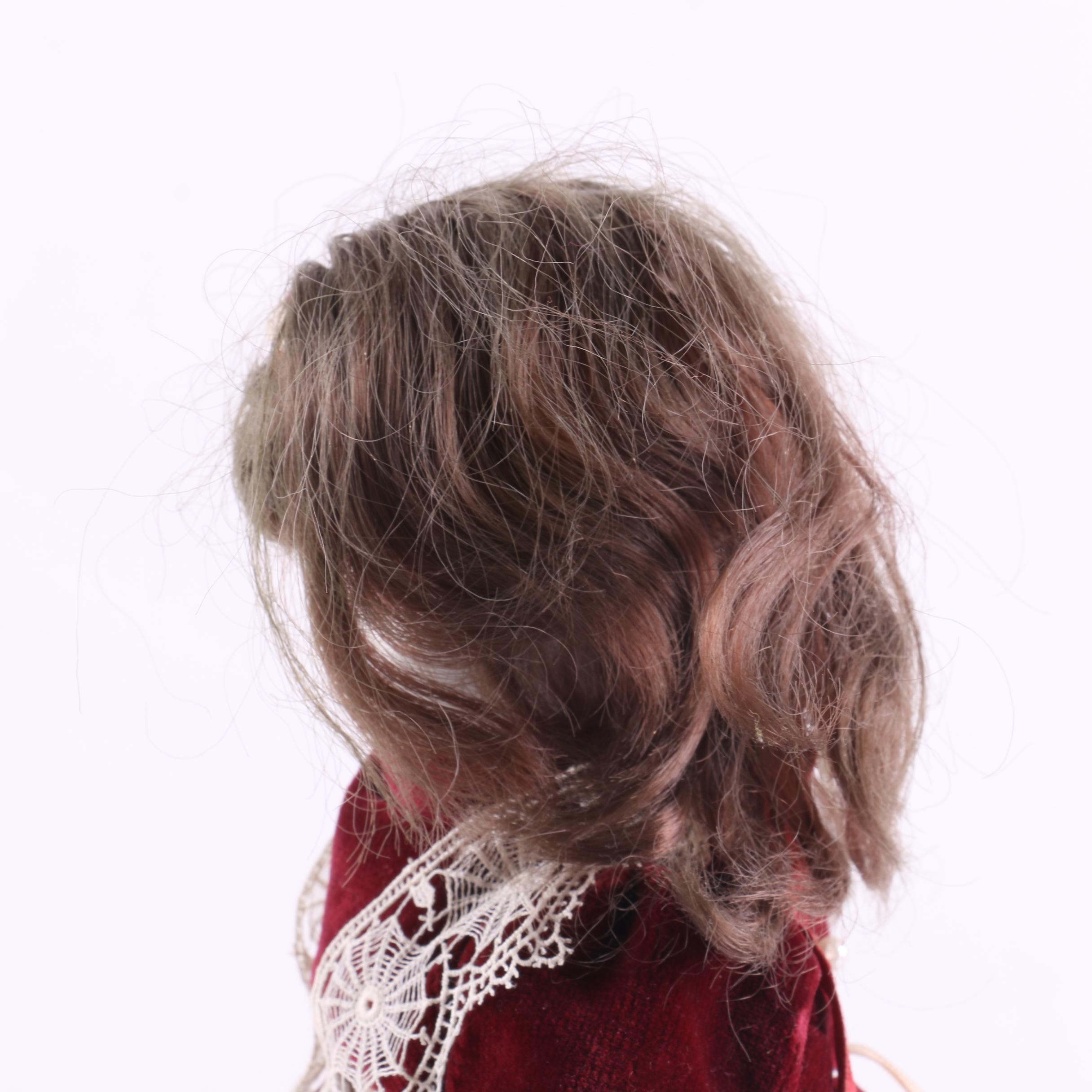 Vintage Hand-Painted Porcelain Doll