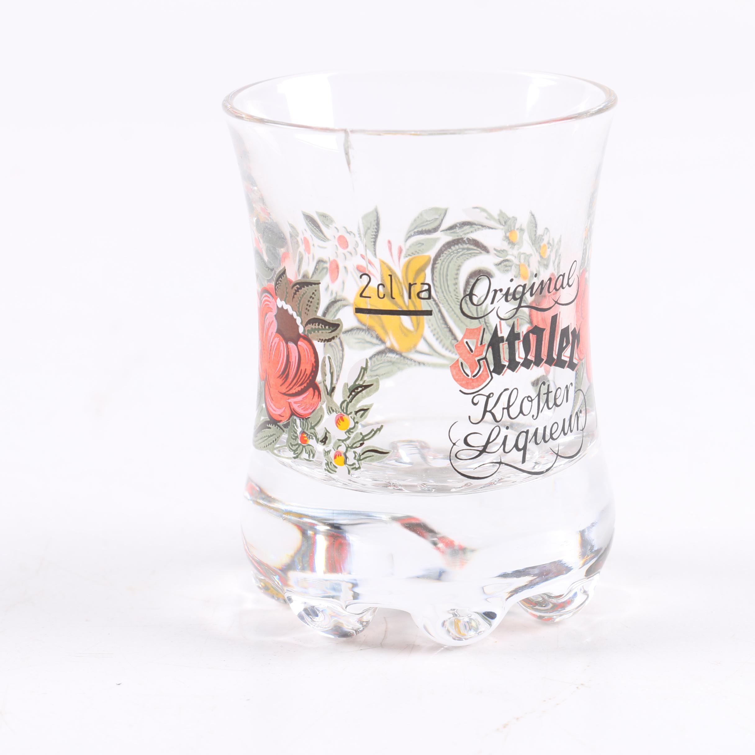 Collection of Original Ettaler Kloster Liqueur Glasses