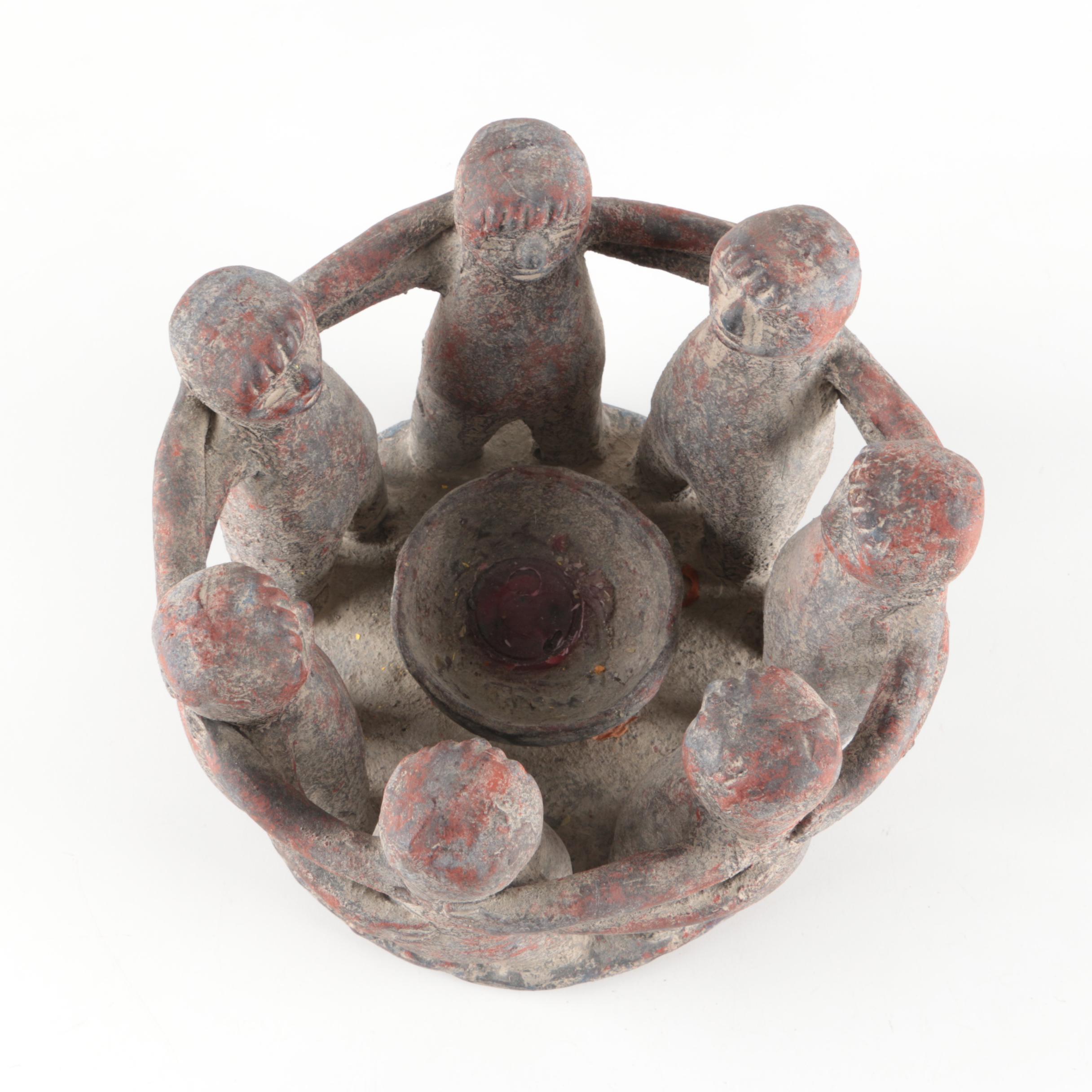 Circle of Friends Sculpture Candleholder