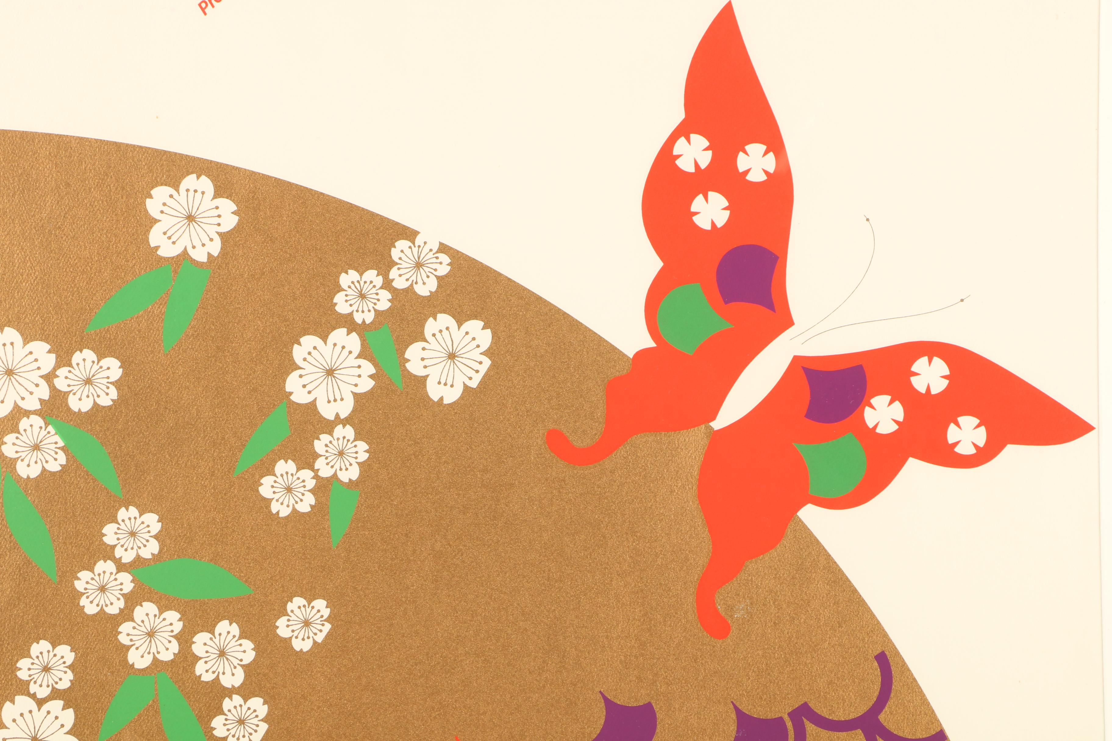 Carl Regehr Serigraph Promotional Poster for "Madama Butterfly"