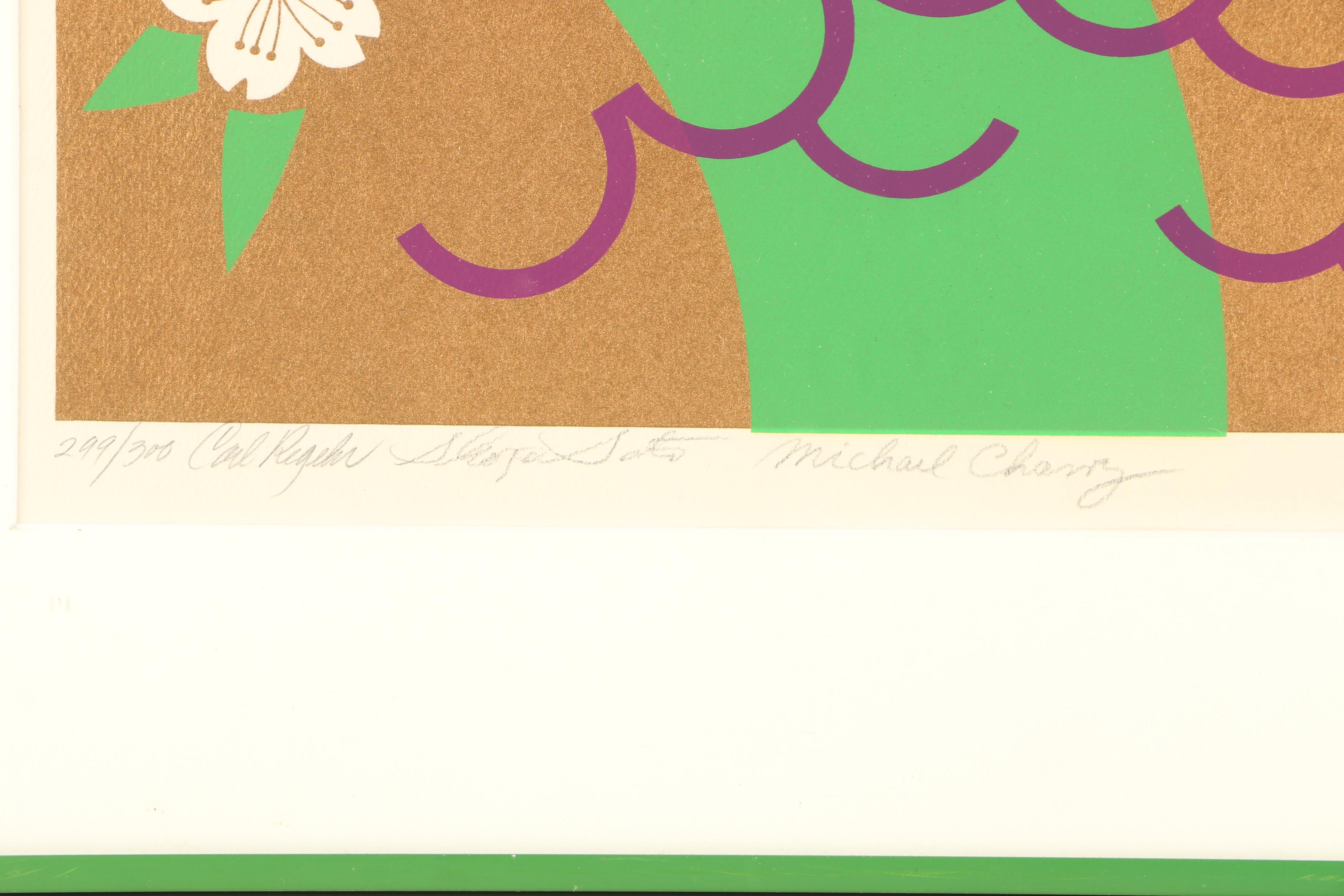 Carl Regehr Serigraph Promotional Poster for "Madama Butterfly"