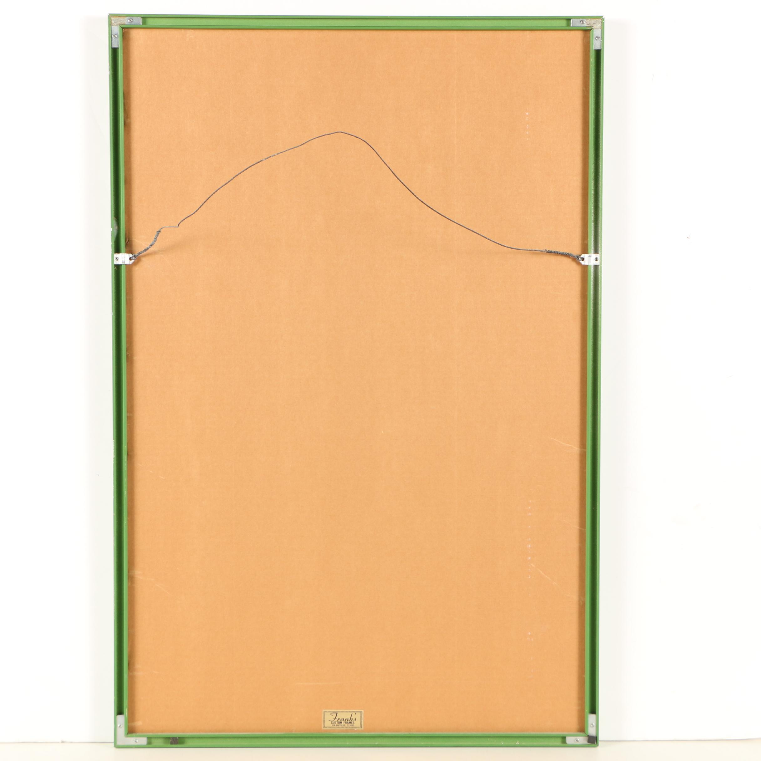 Carl Regehr Serigraph Promotional Poster for "Madama Butterfly"