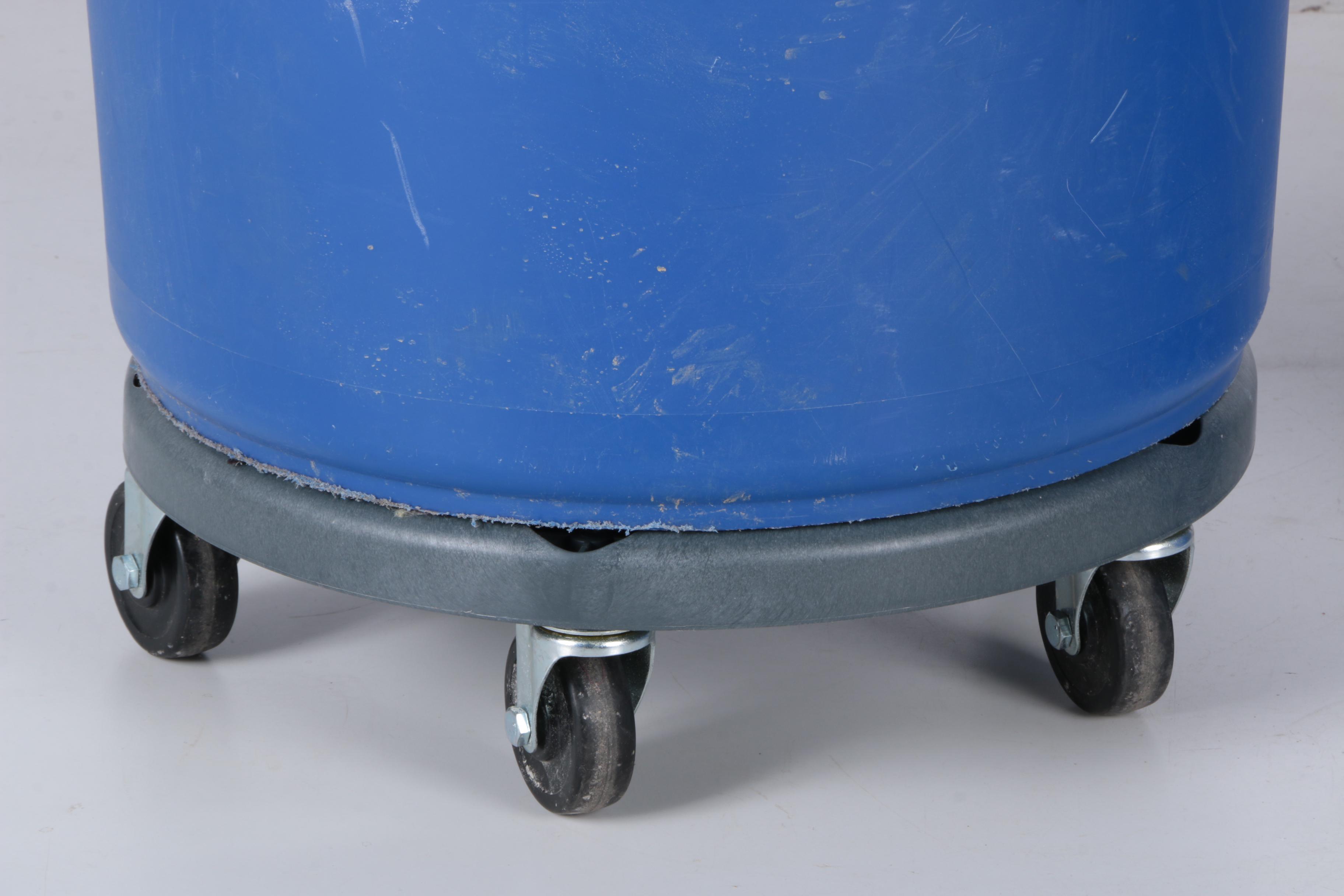 ULINE Waste Containers with Lavex Dolly