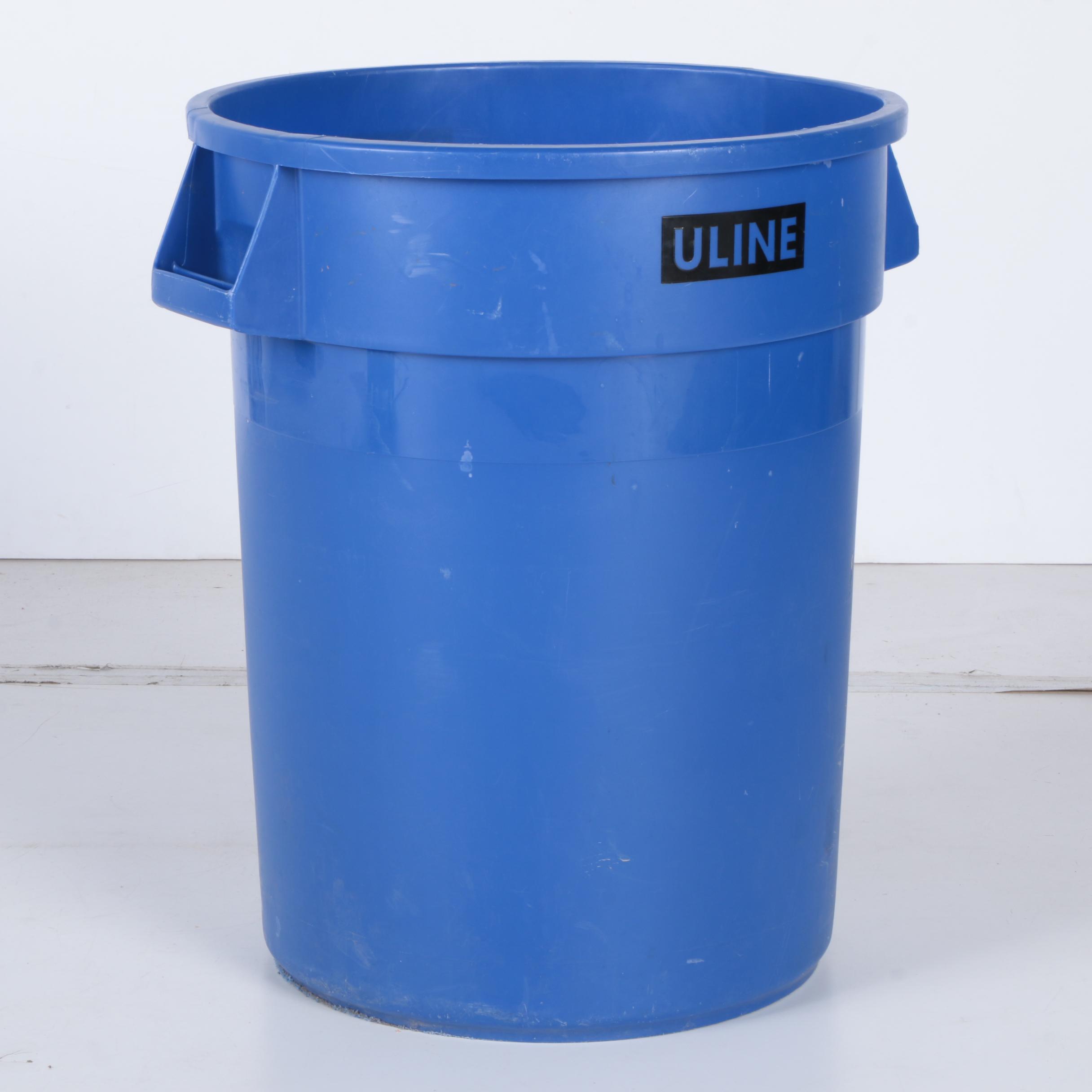 ULINE Waste Containers with Lavex Dolly