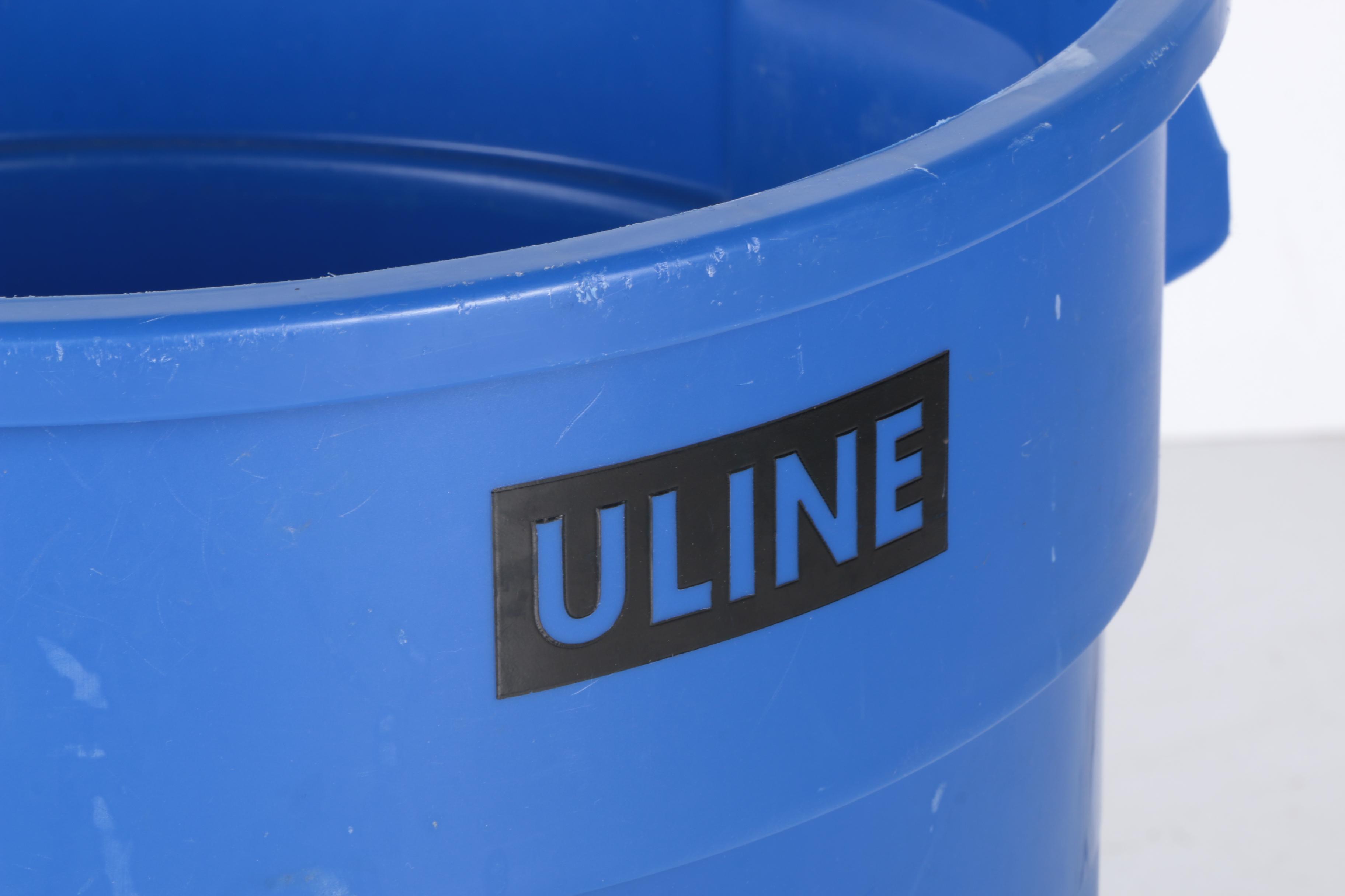 ULINE Waste Containers with Lavex Dolly