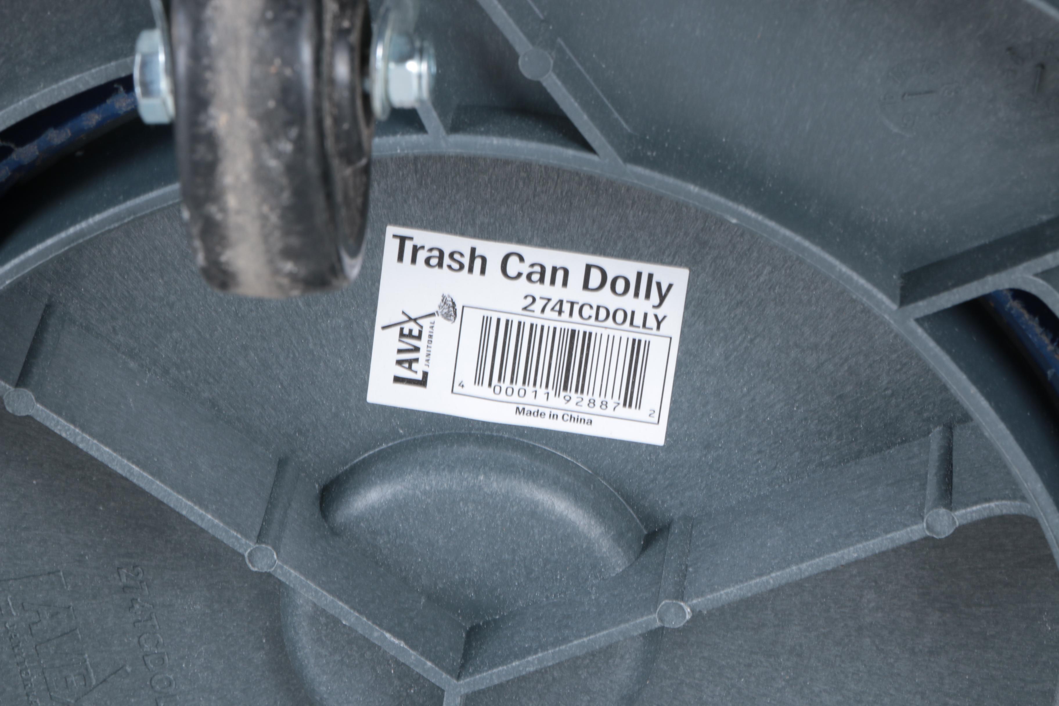 ULINE Waste Containers with Lavex Dolly