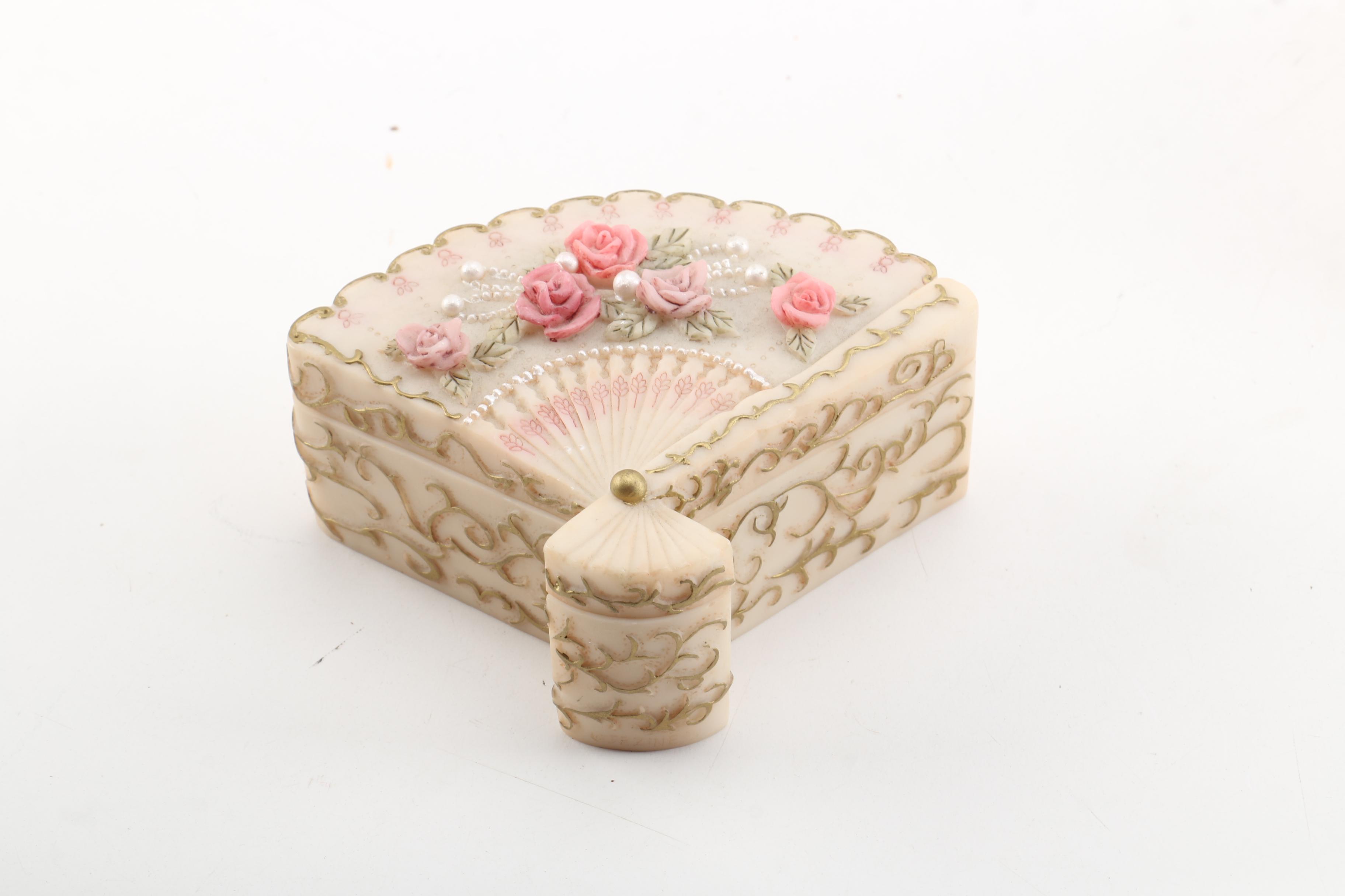 Hand-Painted Dezine Trinket Boxes