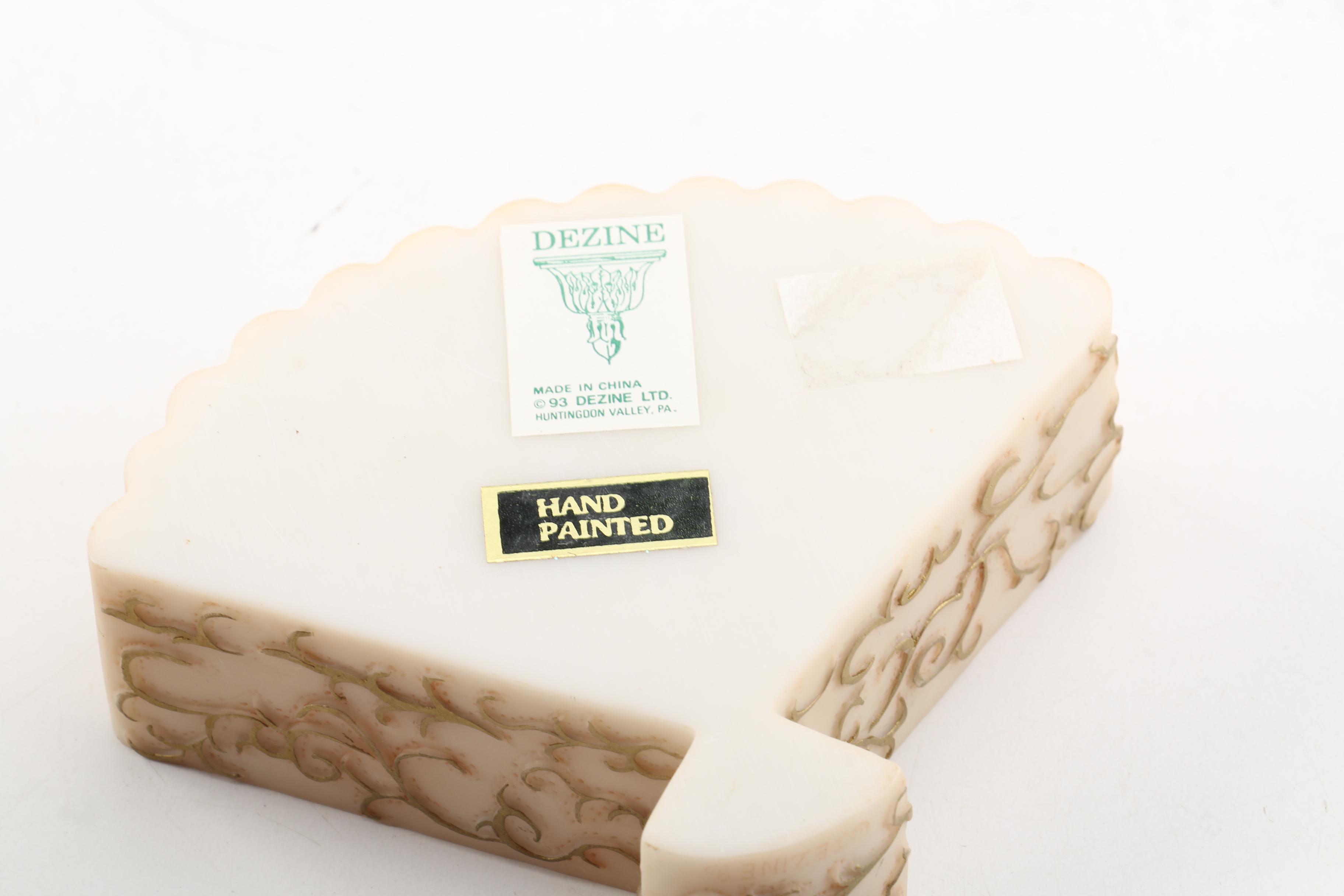 Hand-Painted Dezine Trinket Boxes