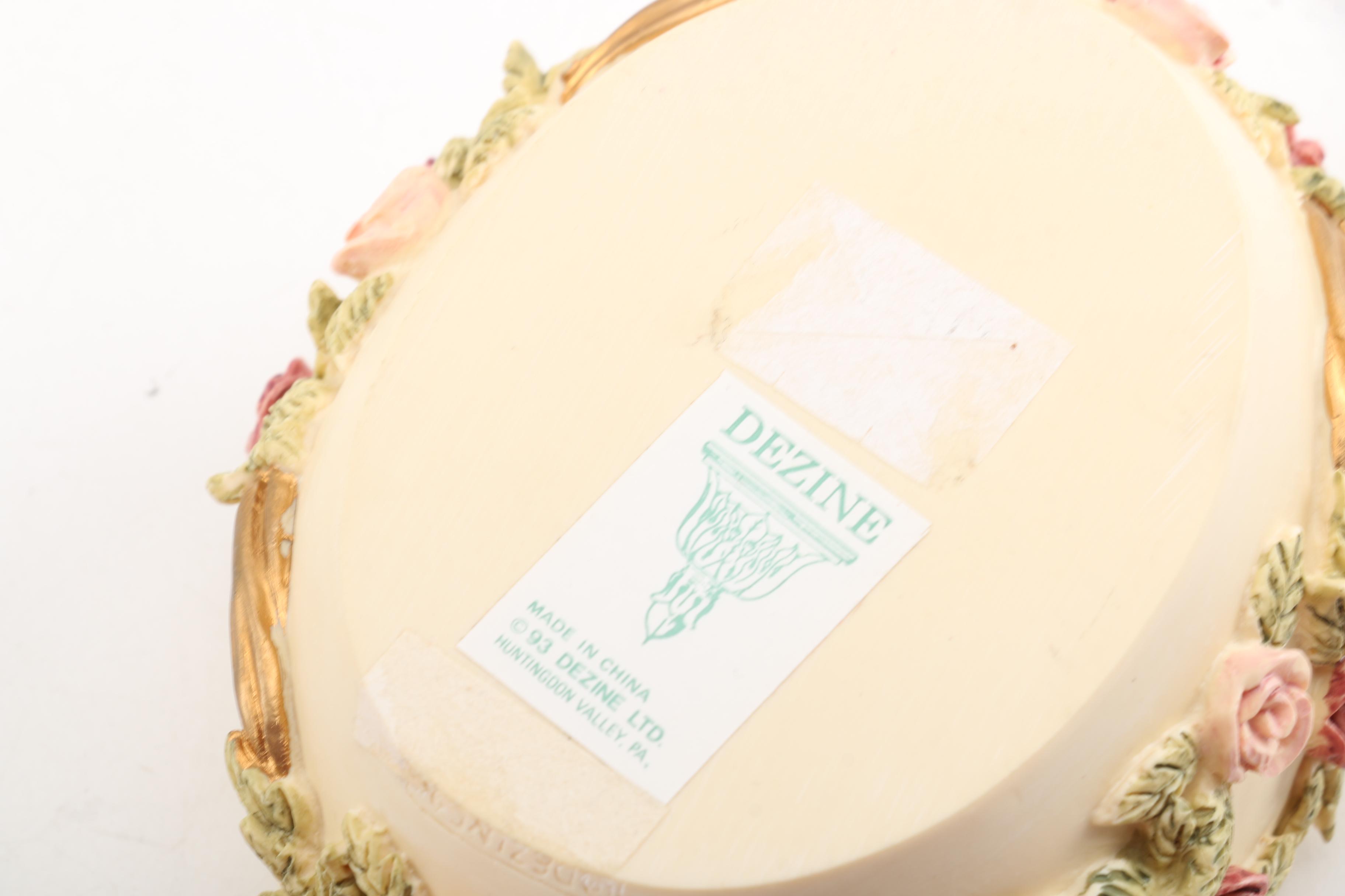 Hand-Painted Dezine Trinket Boxes