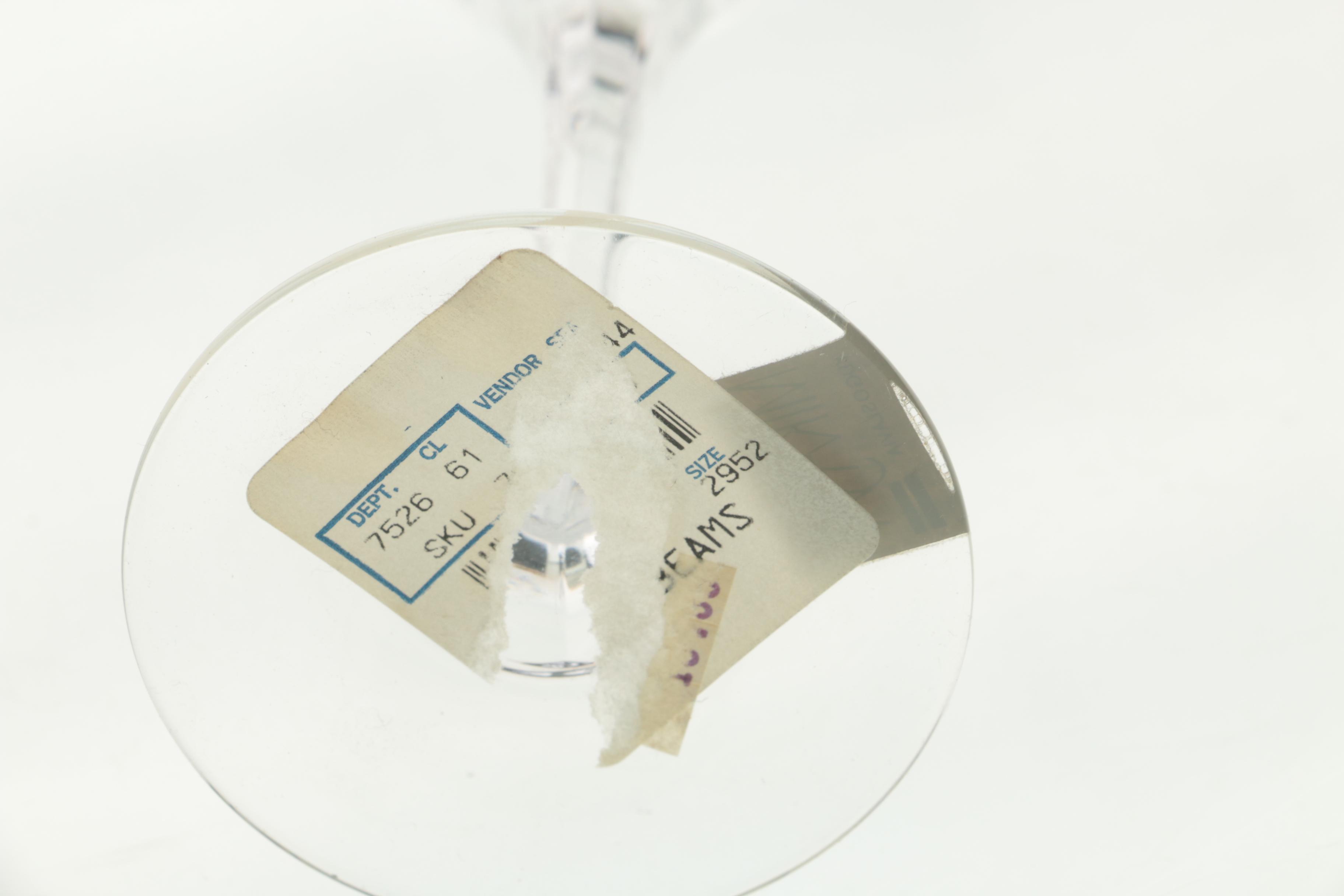 Mikasa Crystal White Wine Glasses