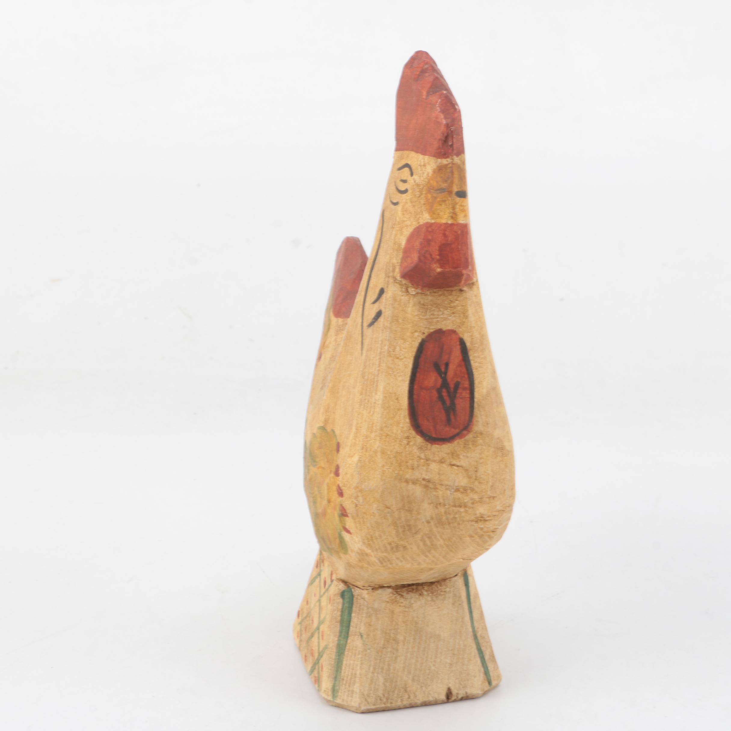 Wood and Ceramic Animal Figurines
