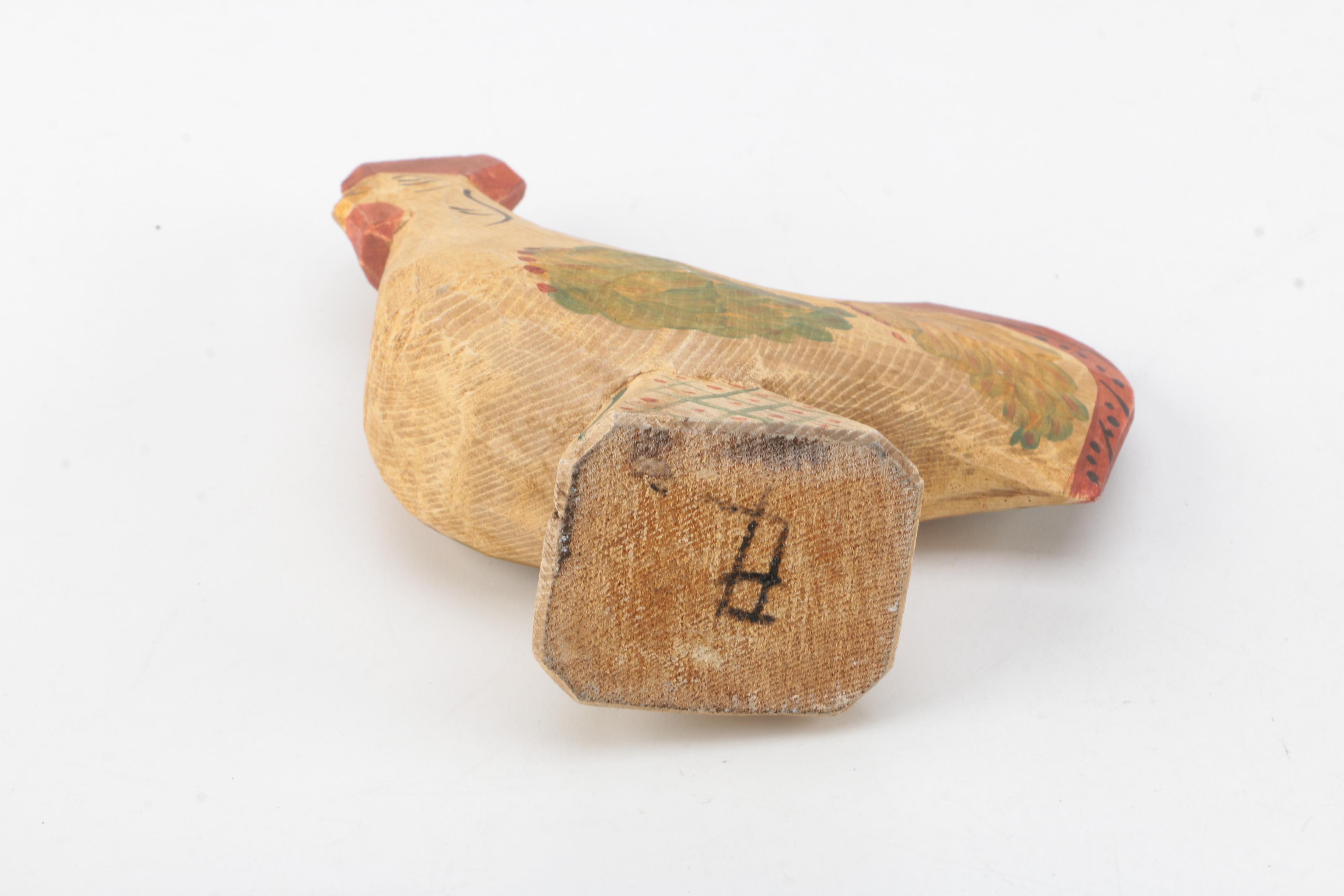 Wood and Ceramic Animal Figurines