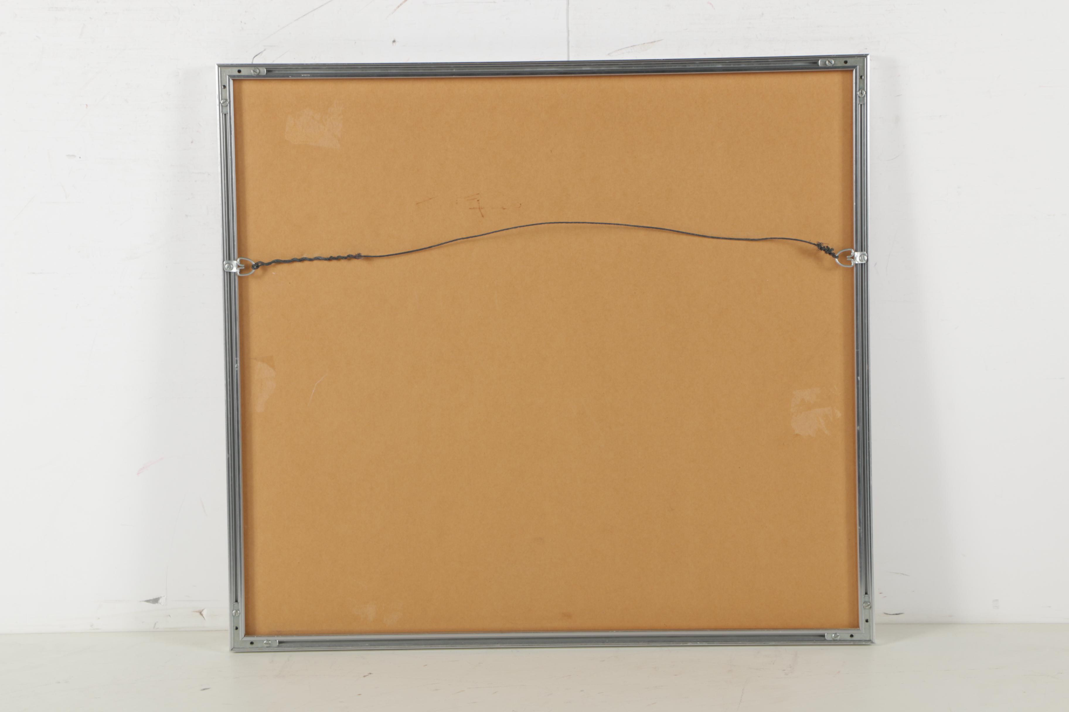 Peter Max 1970 Abstract Serigraph "Infinity Watchers"