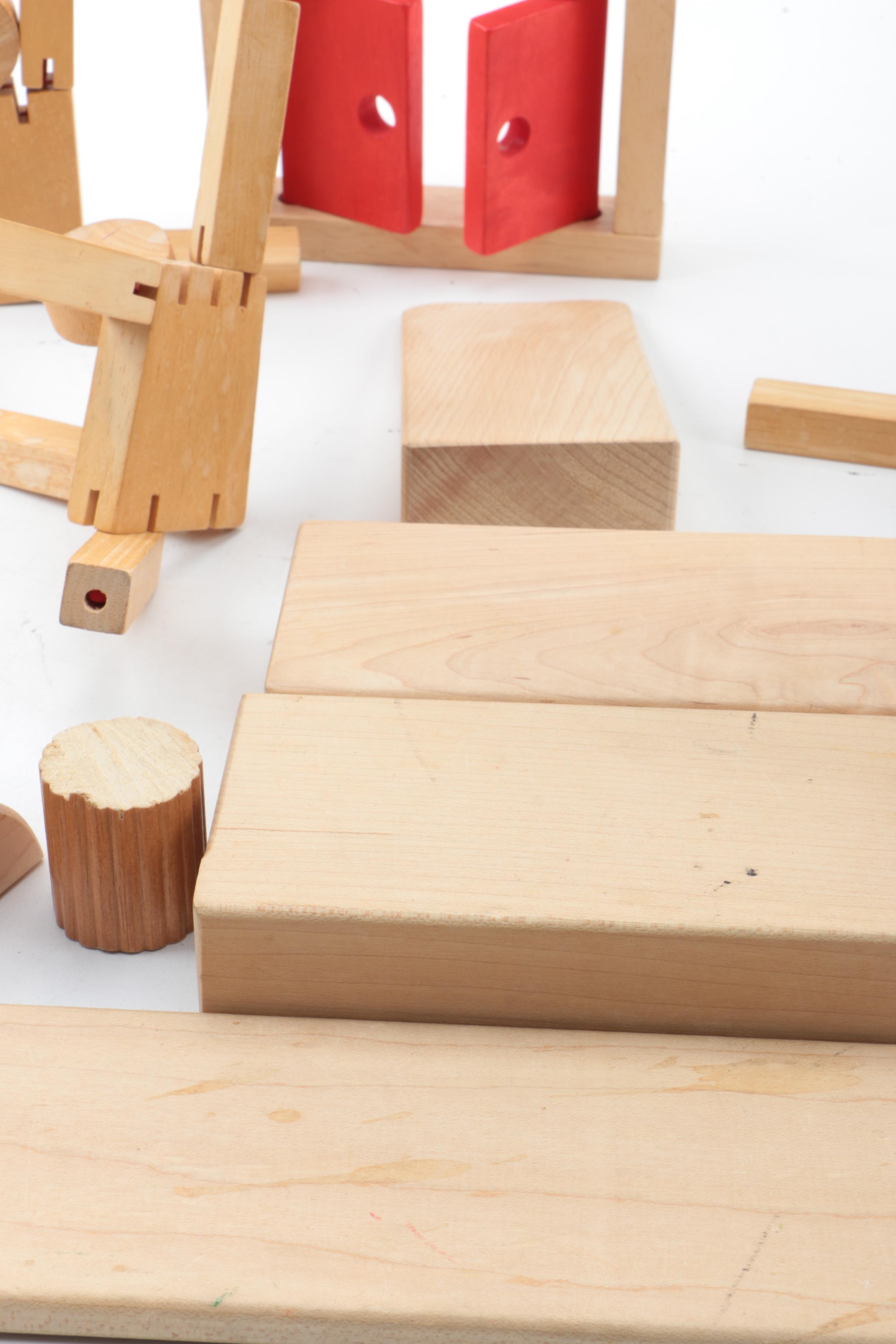 Wooden Building Blocks Assortment