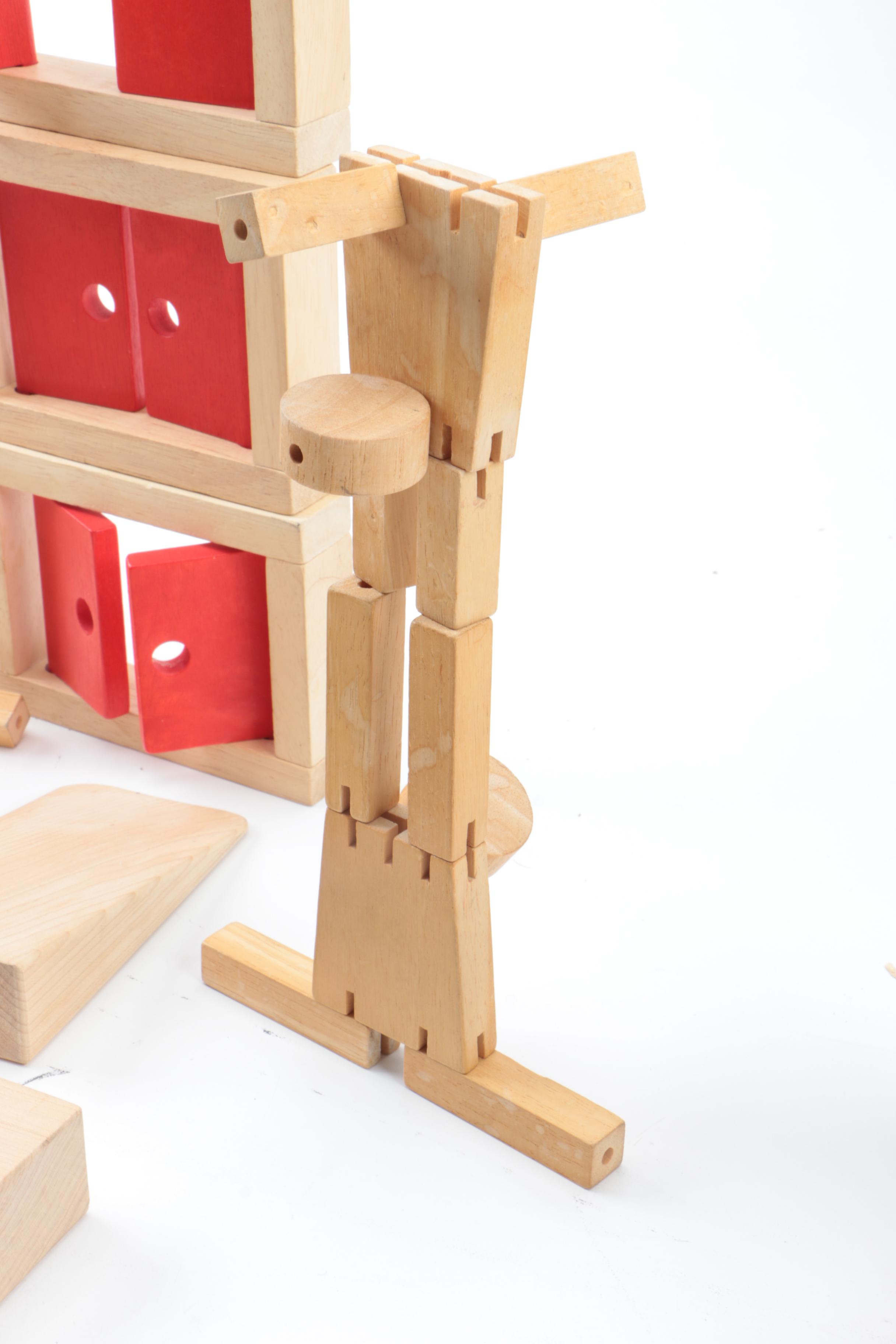 Wooden Building Blocks Assortment