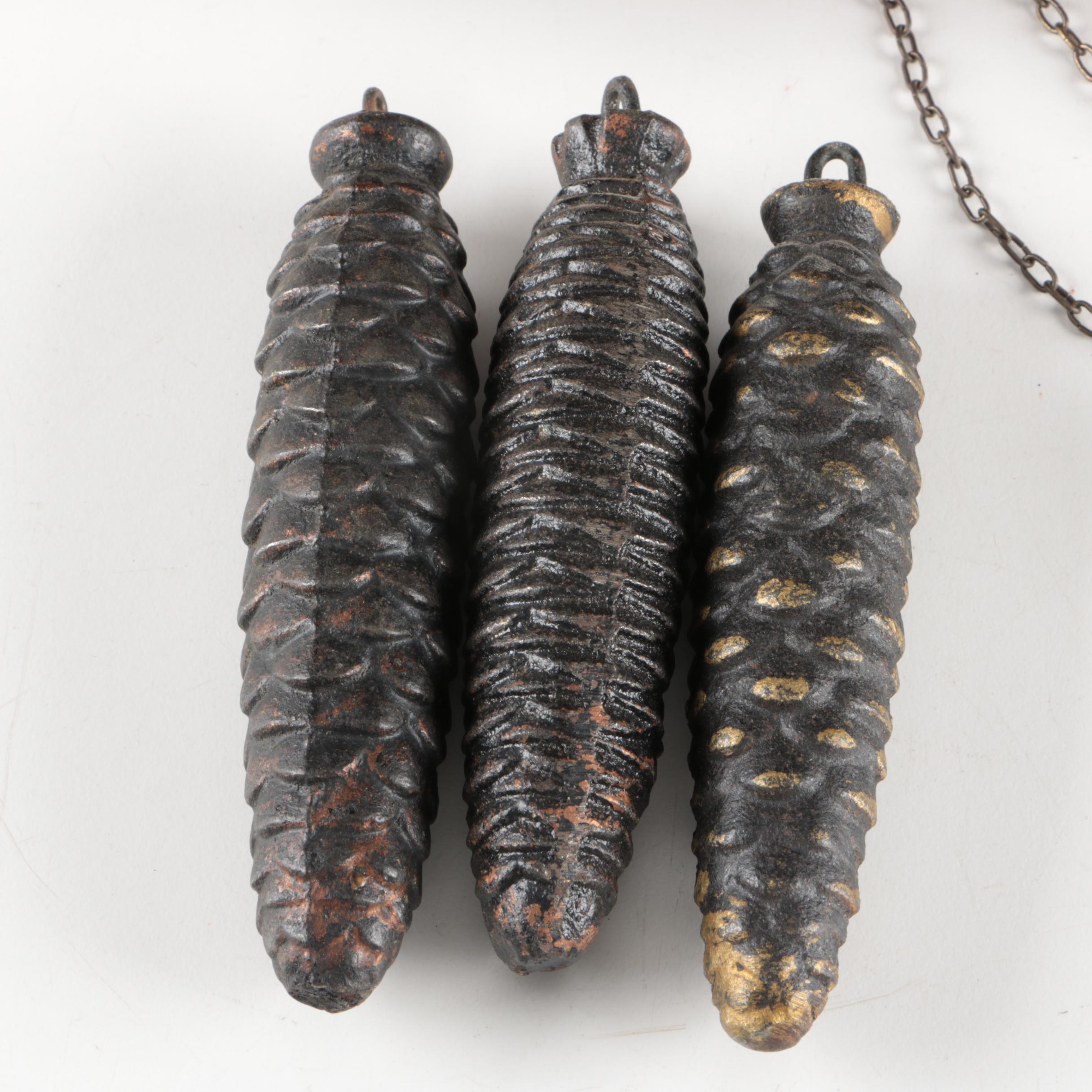 Vintage Black Forest Clock With People and Animals