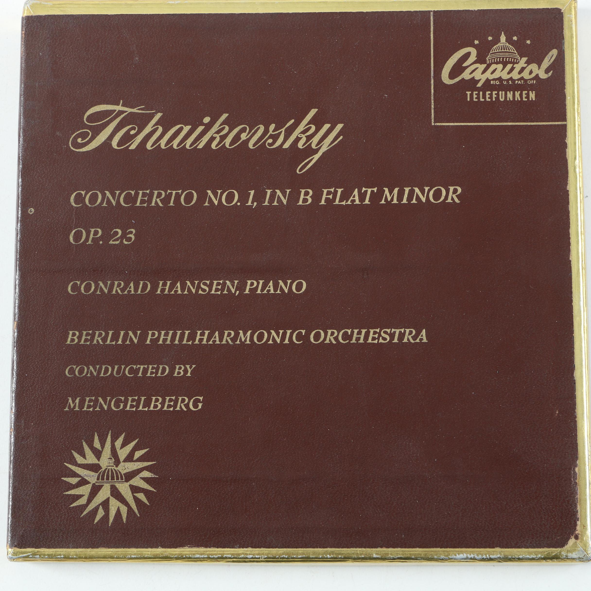 Vintage RCA Victor Classical Records Including Rachmaninoff and Tchaikovsky