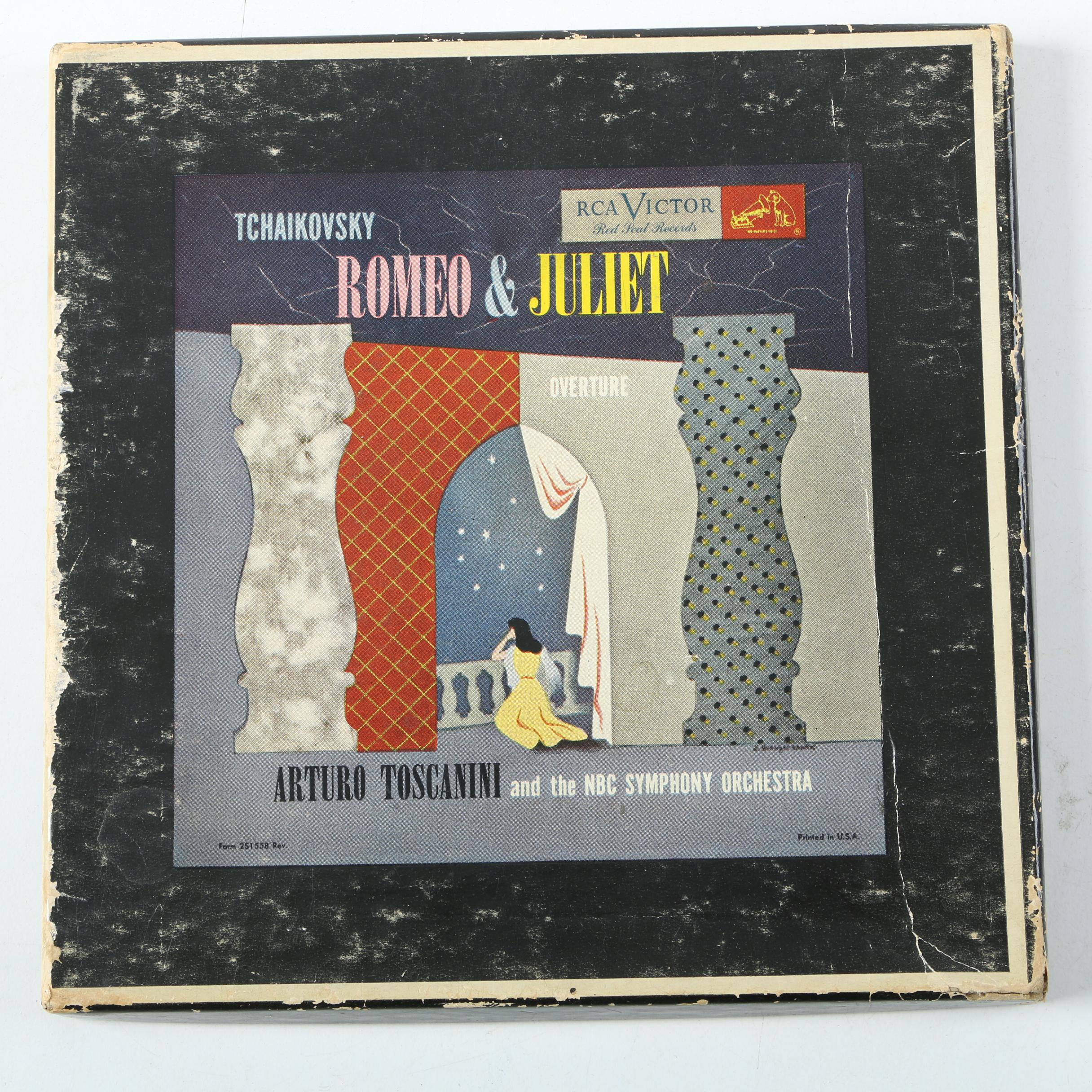 Vintage RCA Victor Classical Records Including Rachmaninoff and Tchaikovsky